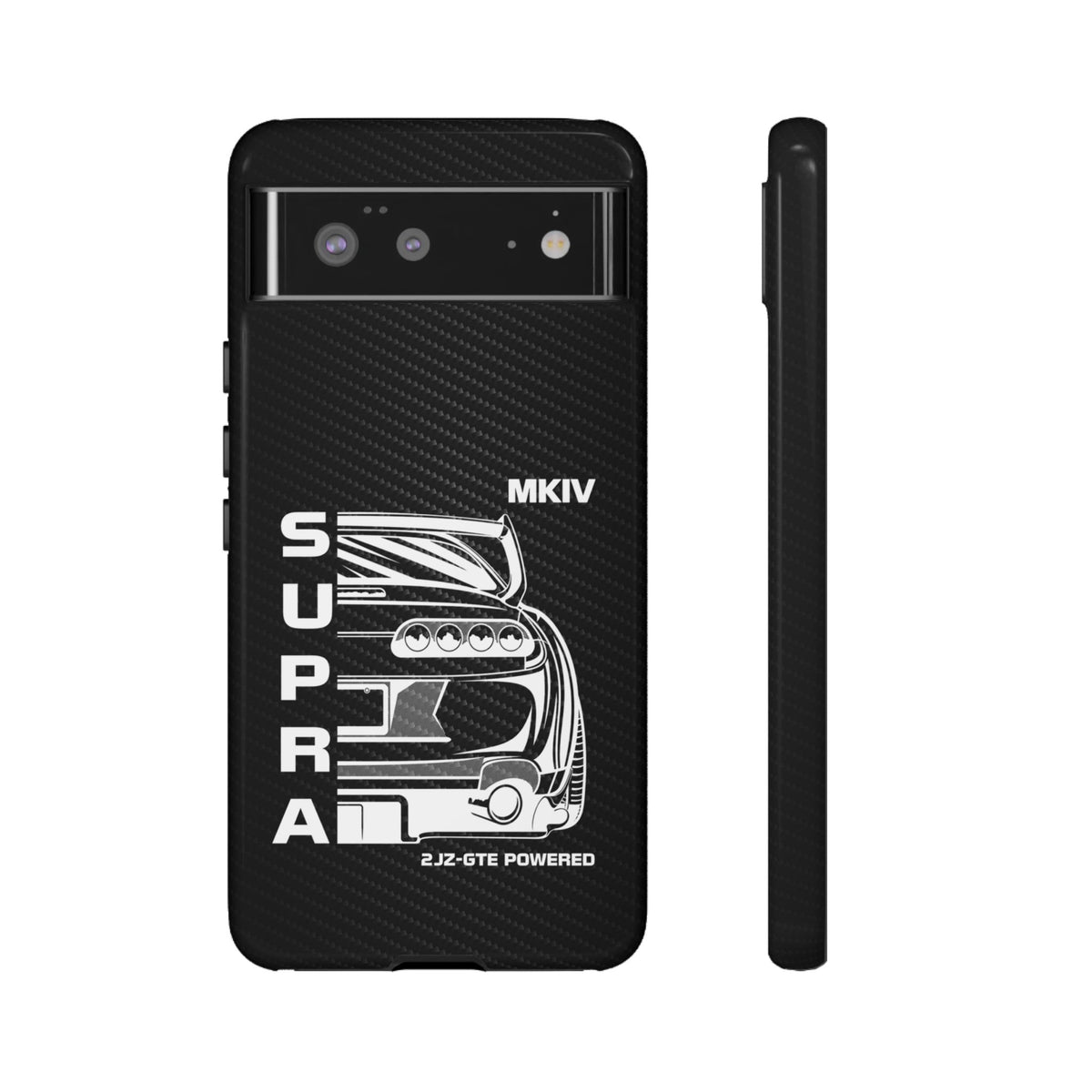 JDM Back View Tough Phone Case - Google Pixel 6, glossy, front and side view