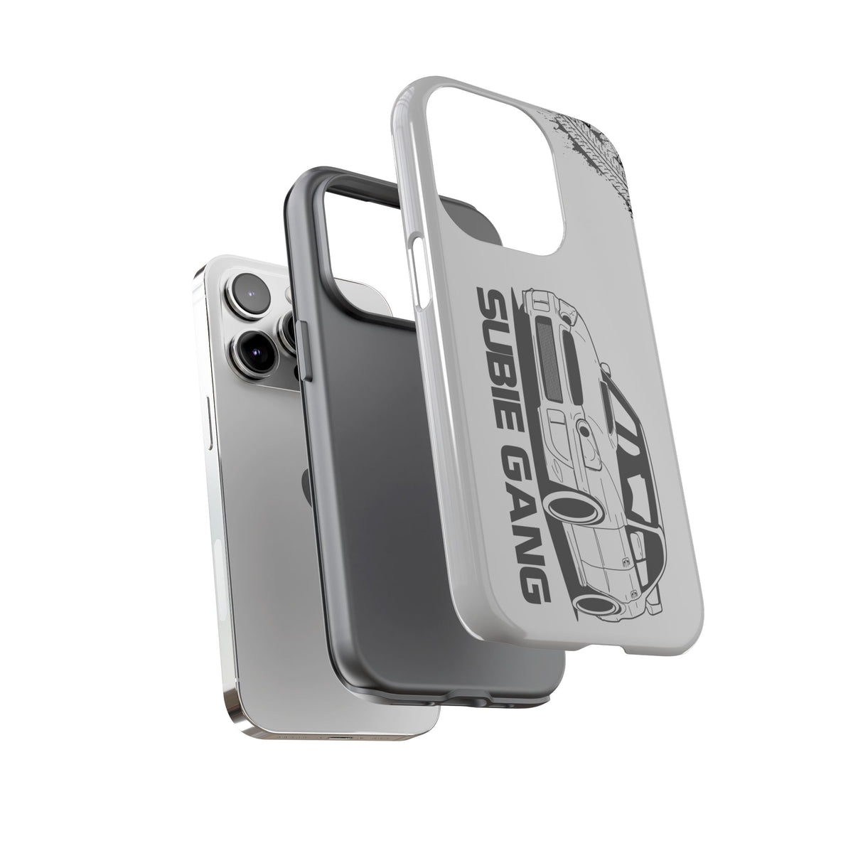 JDM Gang Tough Phone Case - iPhone 14 Pro, glossy, dual-layer protection