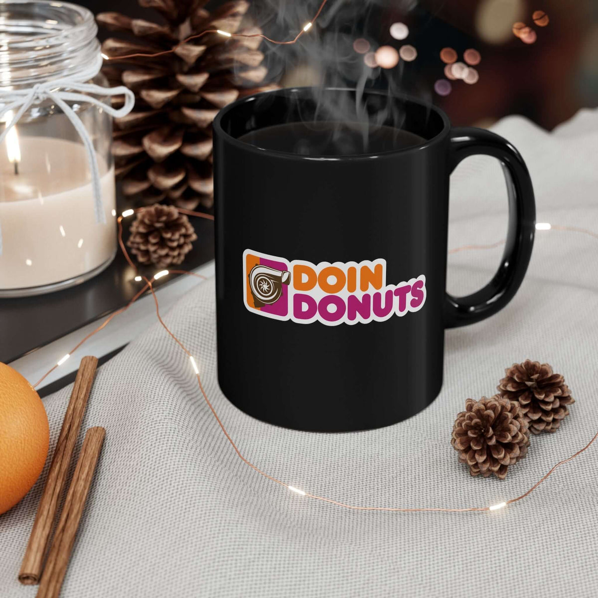 Doin Donuts Coffee Mug funny mug - automotive enthusiast gift