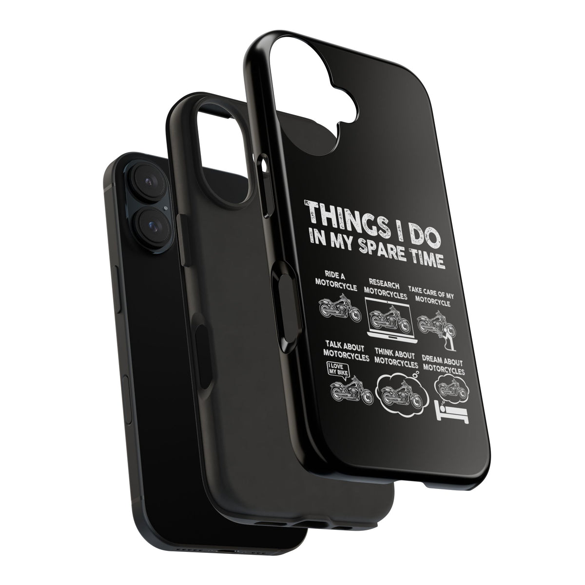 Things I Do in My Spare Time Motorcycle Phone Case | Biker Gift