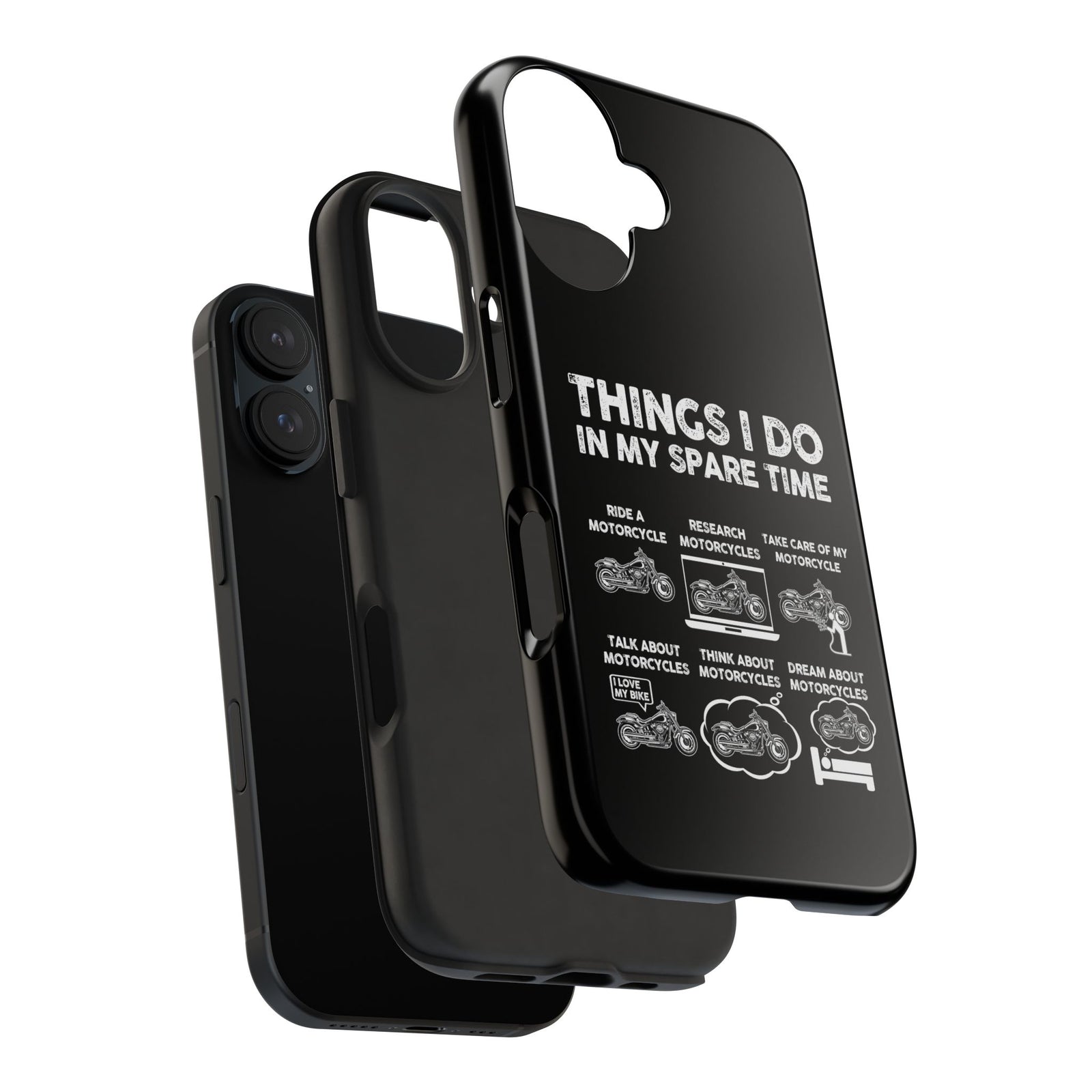 Things I Do in My Spare Time Motorcycle Phone Case | Biker Gift