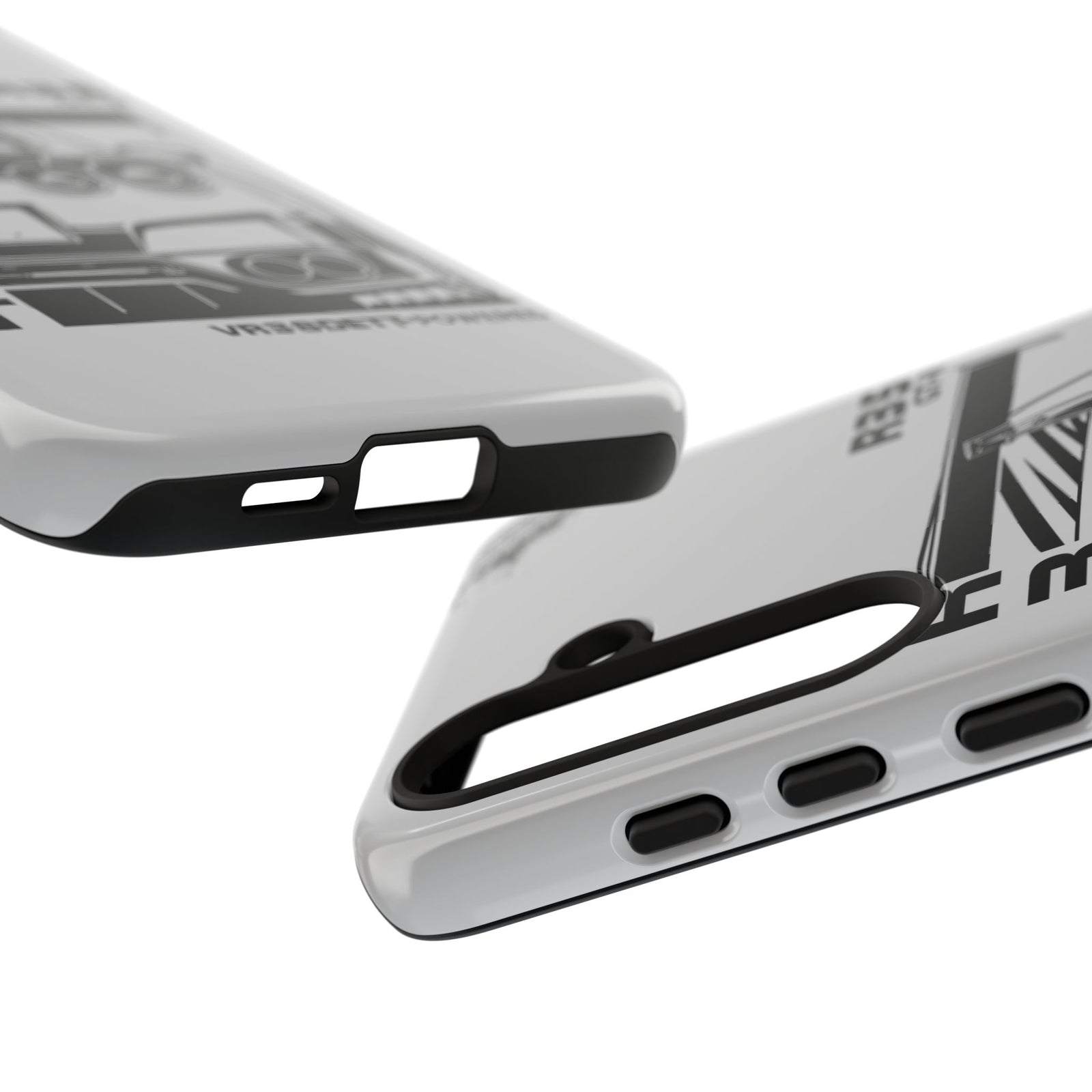 JDM Front View Tough Phone Case - iPhone 14 Pro, glossy, side view