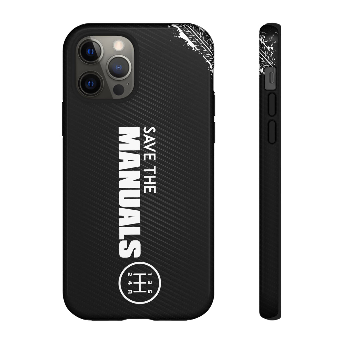 Save The Manuals Tough Phone Case | Manual Transmission Car Guy Gift