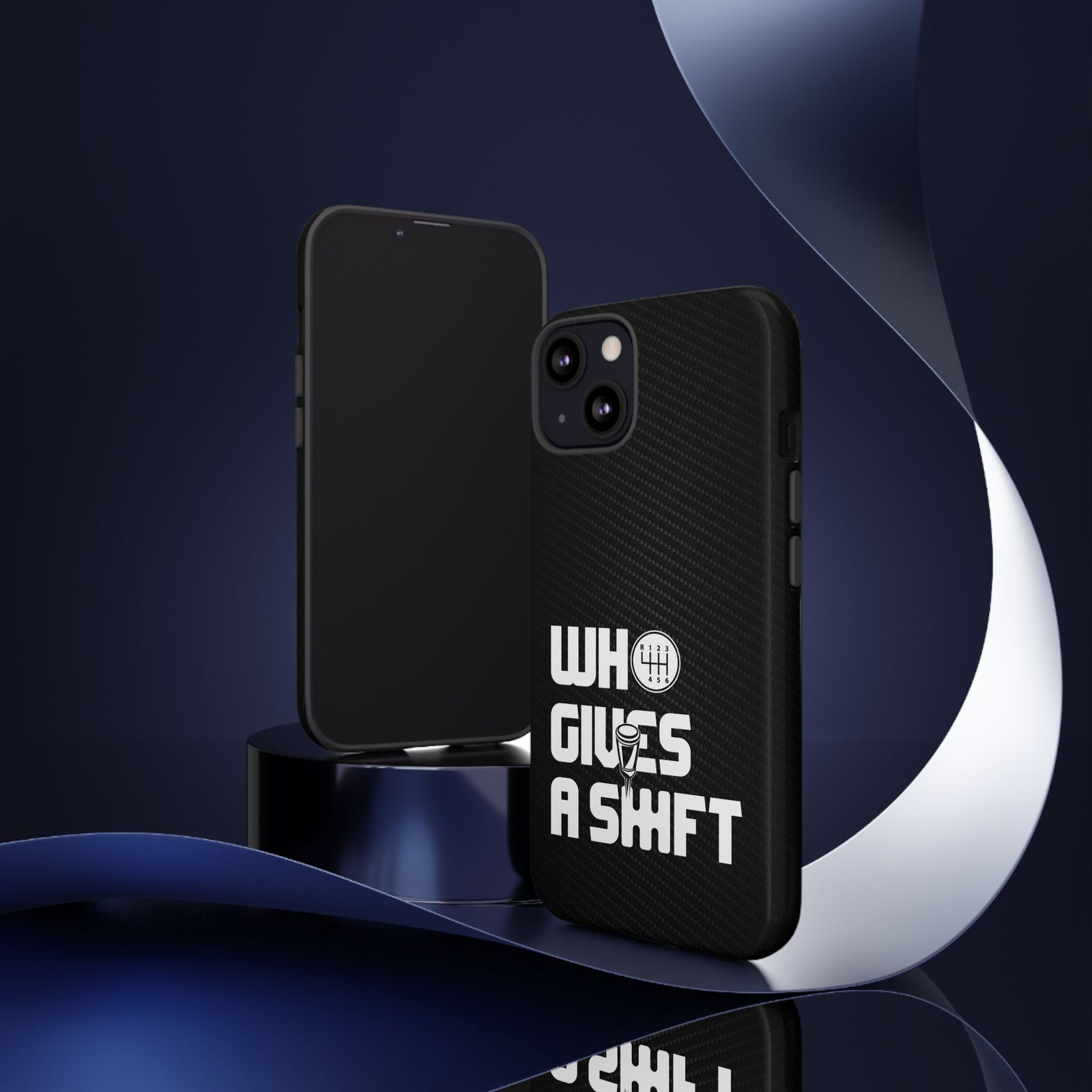 Who Gives a Shift Car Tough Phone Case | Funny Car Guy Gift
