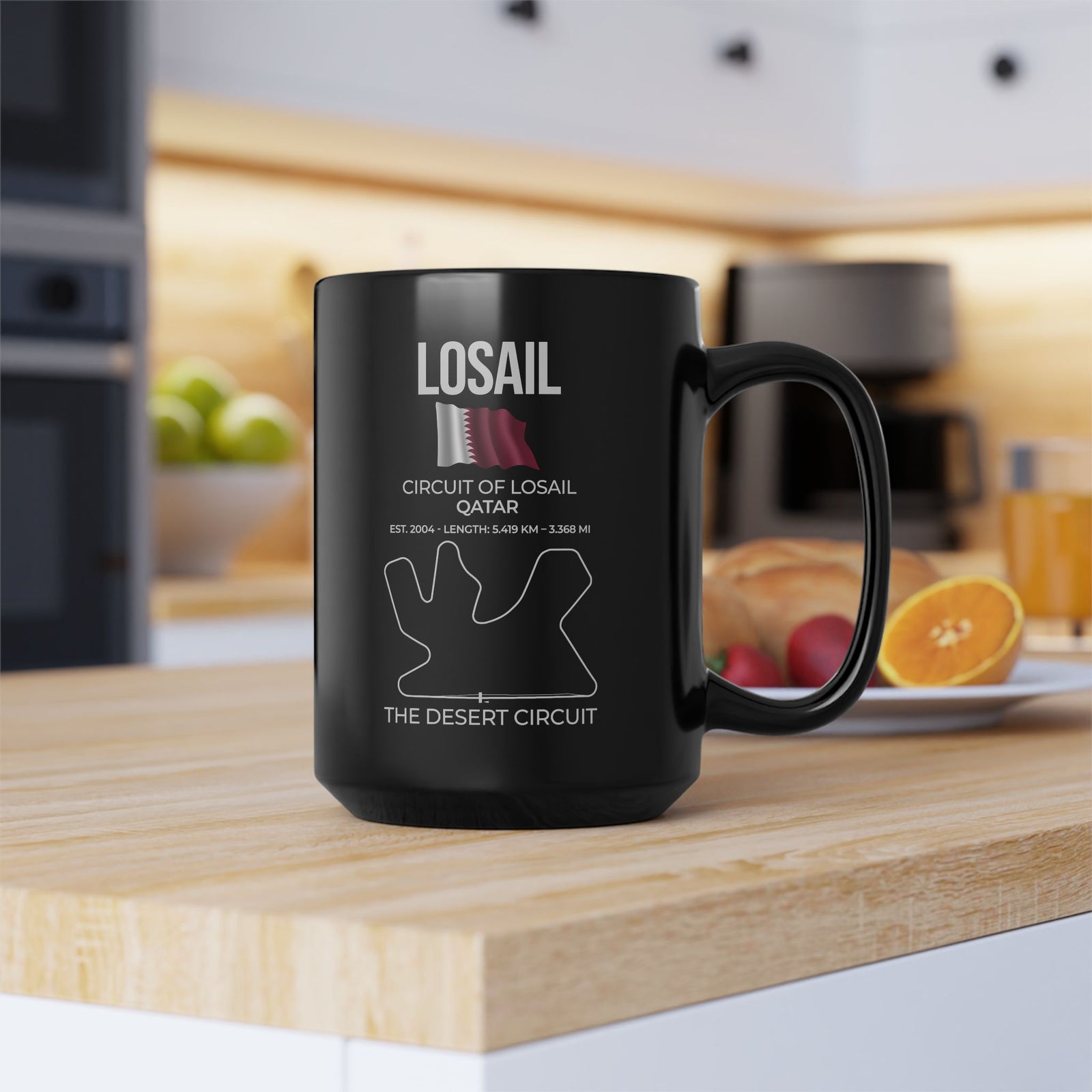 Losail Race Track Coffee Mug coffee cup - gearhead gift idea