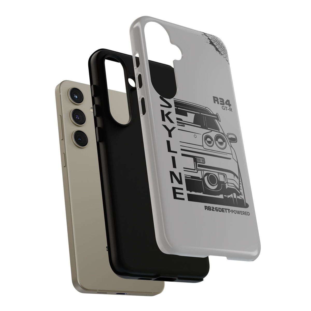 R34 Skyline GTR BNR34 Godzilla Tough Phone Case | JDM Car Gift