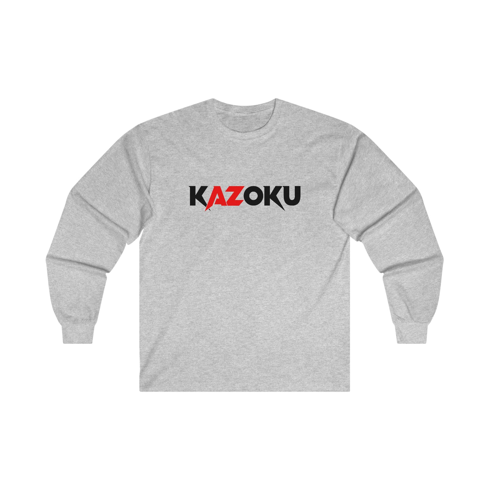 KAZOKU Long Sleeve Tee Red - Design 2