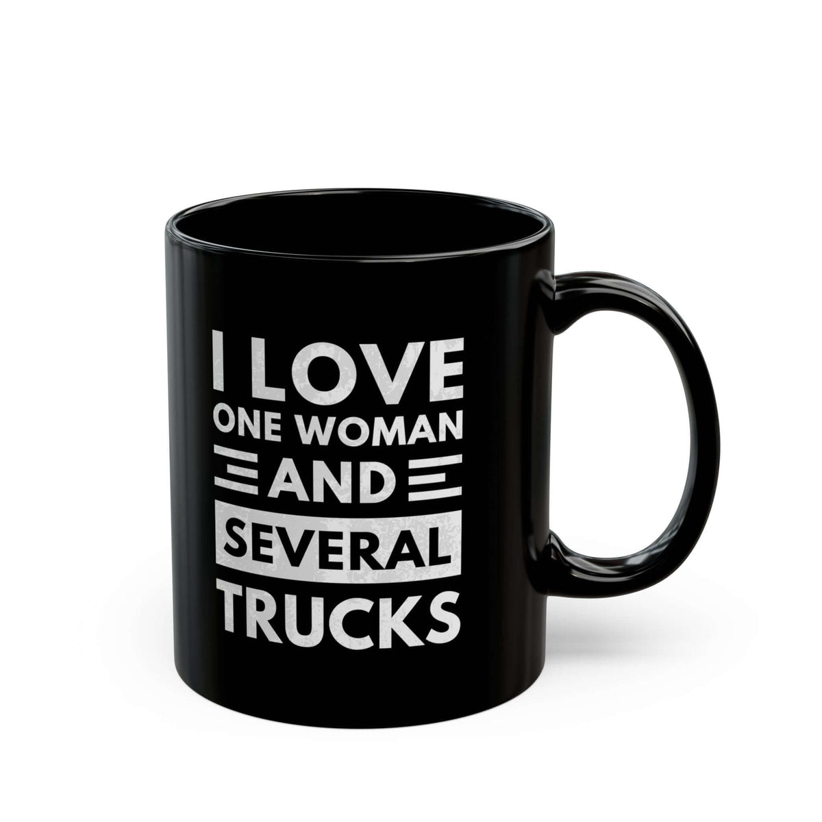 I Love One Woman and Several Trucks Mug funny mug - automotive enthusiast gift