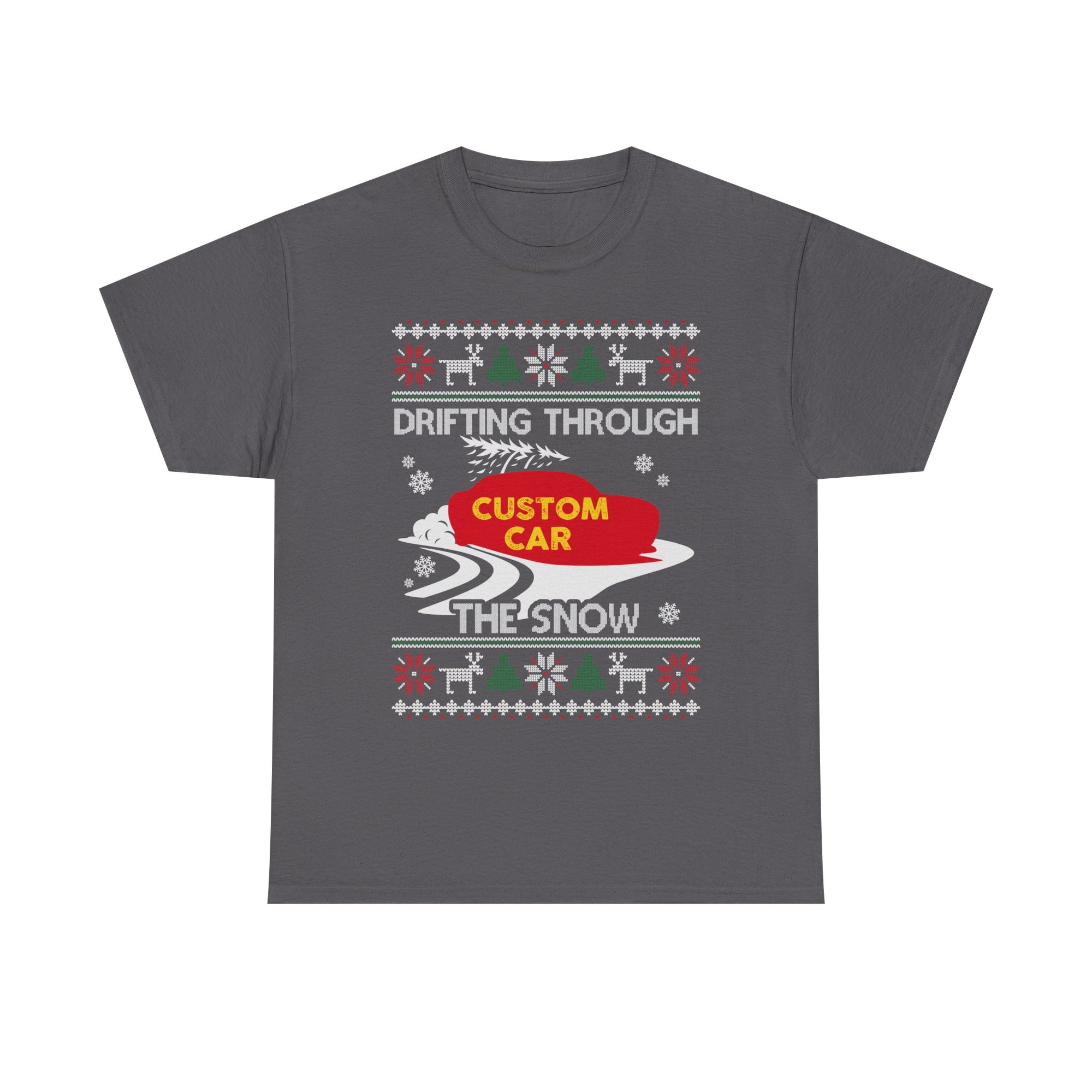 Custom Drift Car Christmas T-Shirt