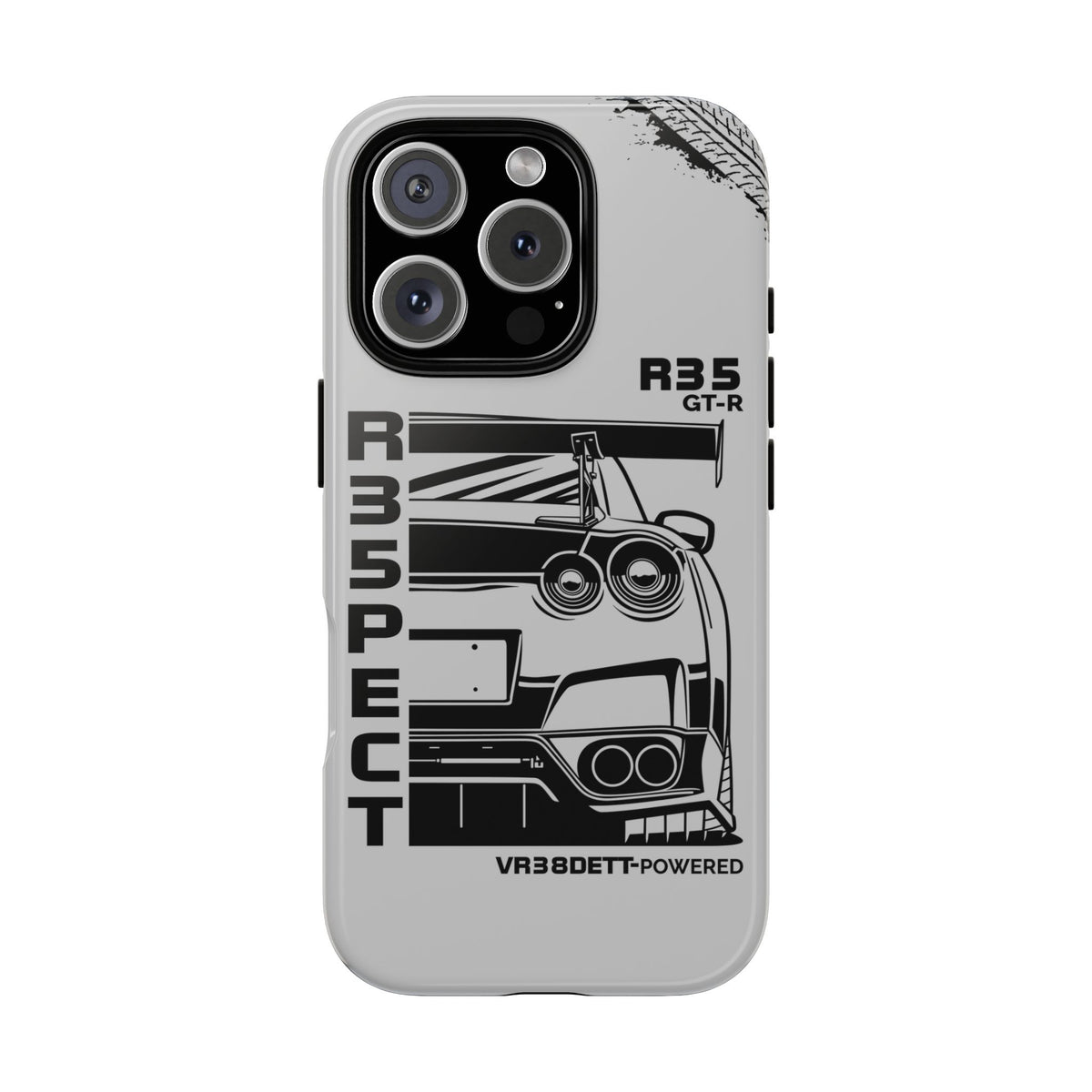 JDM Front View Tough Phone Case - iPhone 16 Pro, glossy, front view