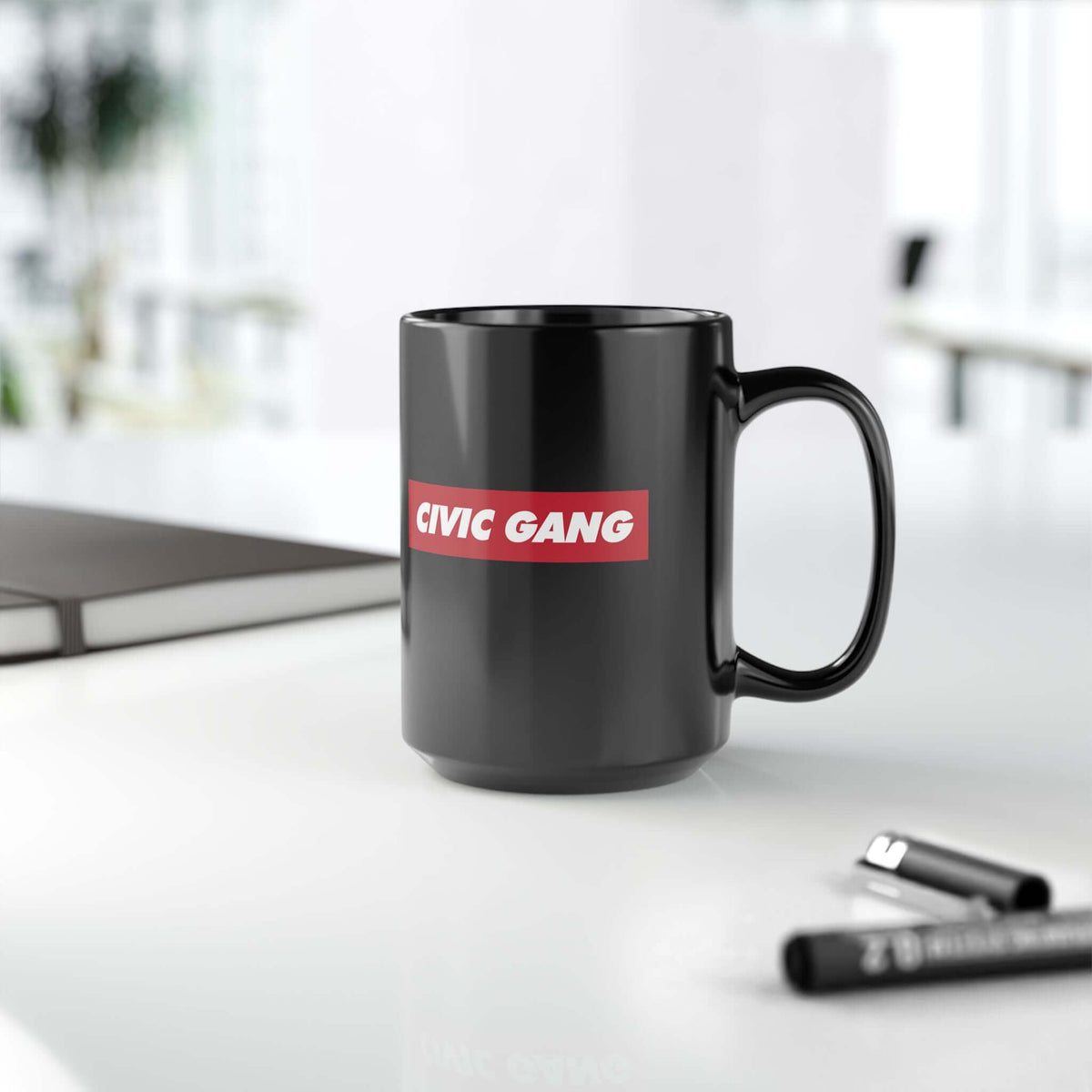 Civic Gang Coffee Mug mug design - petrolhead gift