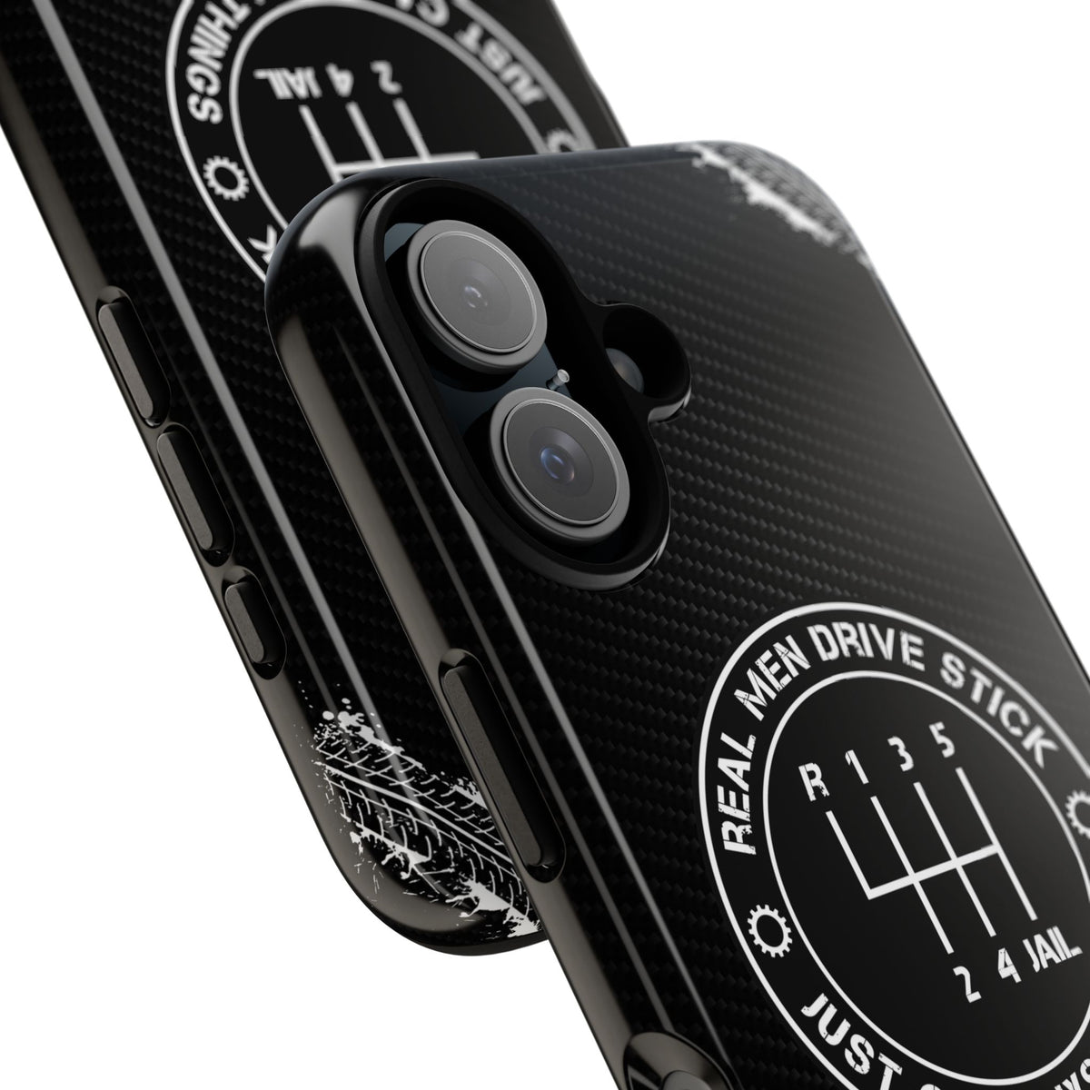 Real Men Drive Stick Manual Transmission Tough Phone Case | Car Guy Gift