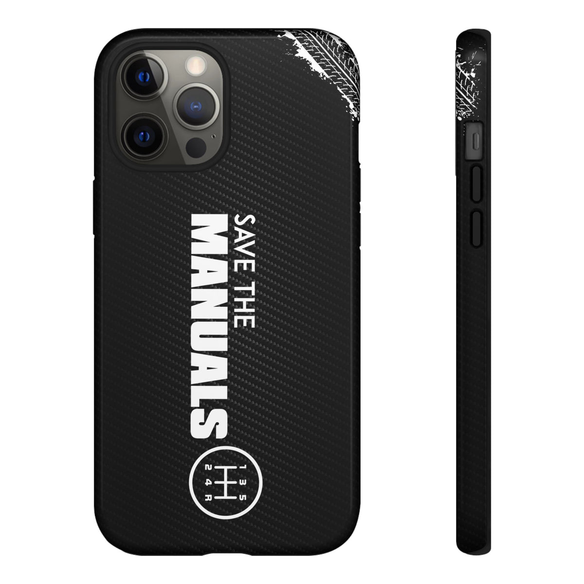 Save The Manuals Tough Phone Case | Manual Transmission Car Guy Gift