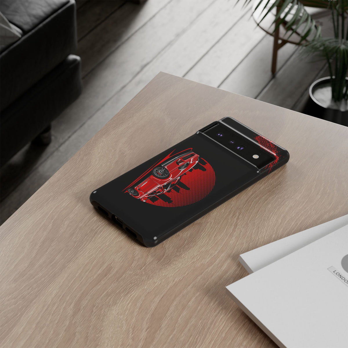MKIV A80 Supra 2JZ Red City Tough Phone Case | JDM Car Guy Gift