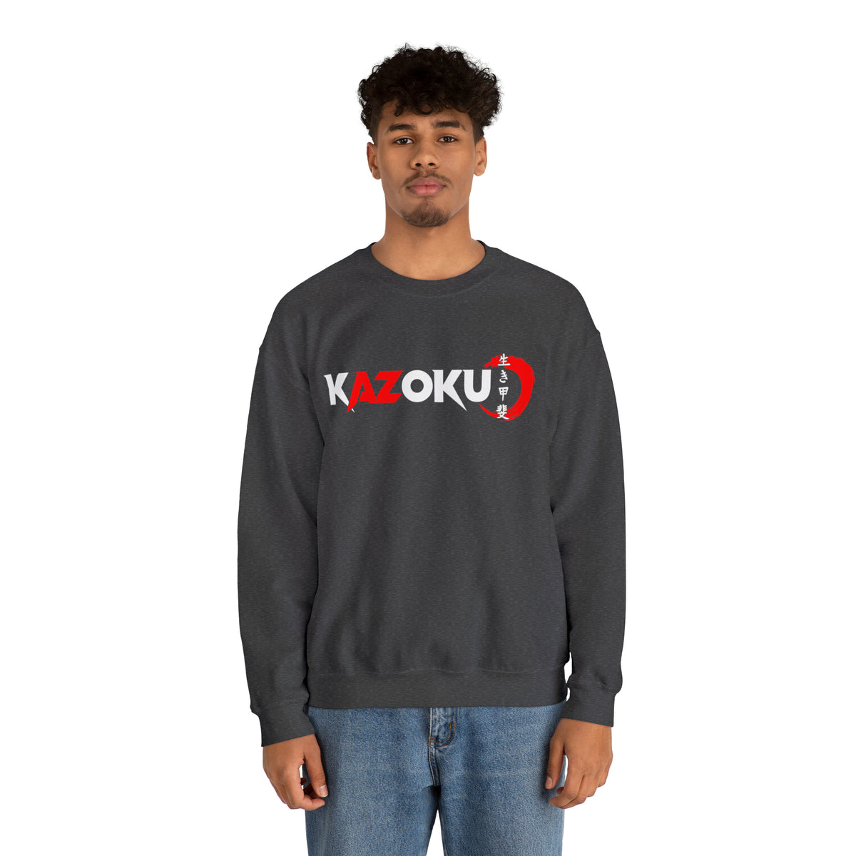 KAZOKU Sweatshirt Red - Design 1