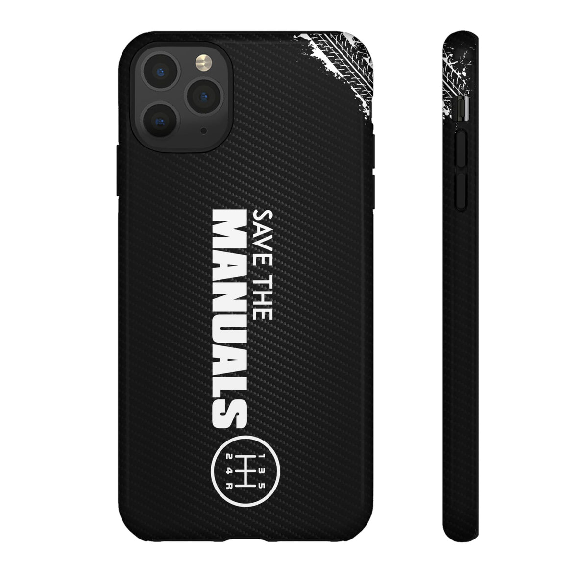Save The Manuals Tough Phone Case | Manual Transmission Car Guy Gift