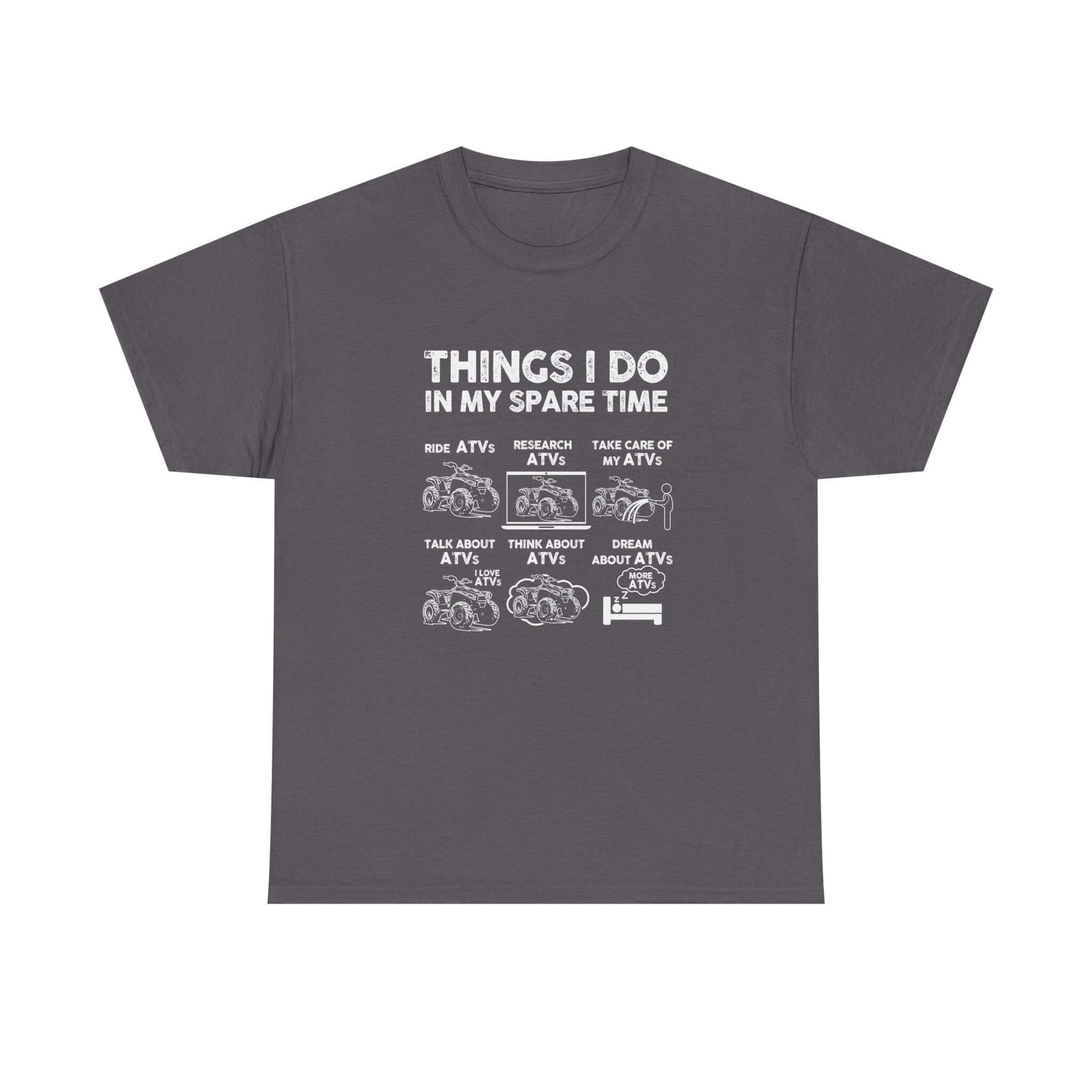 Things I Do in My Spare Time ATV T-Shirt t-shirt design - car lover gift