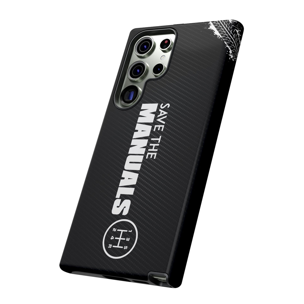 Save The Manuals Tough Phone Case | Manual Transmission Car Guy Gift