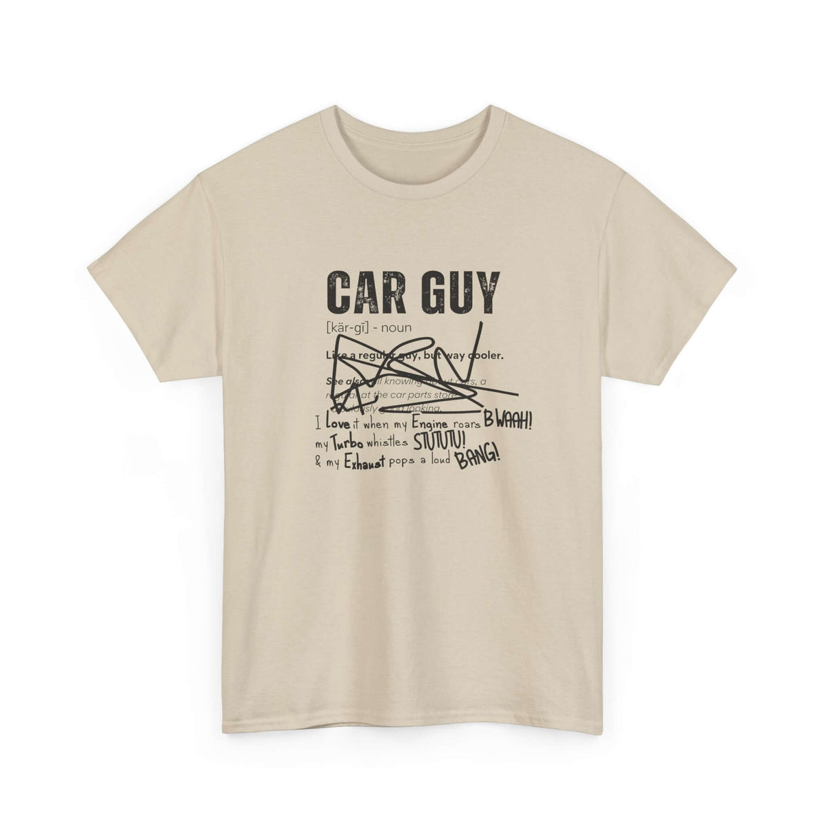 Car guy definition shirt - funny gift for car lovers and petrolheads