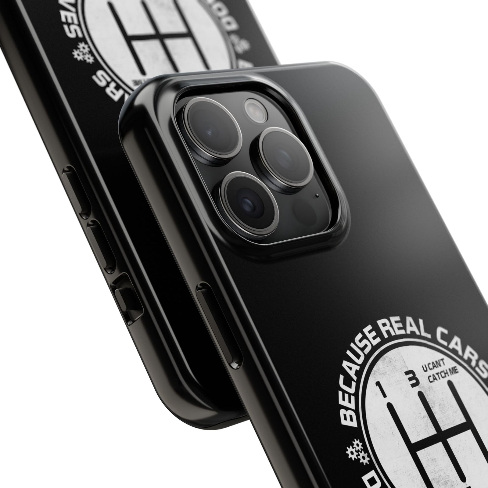 Real Cars Don't Shift Themselves Tough Phone Case | Manual Car Guy Gift
