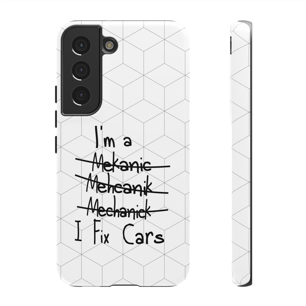Mechanic I Fix Cars Funny Tough Phone Case | Car Guy Gift