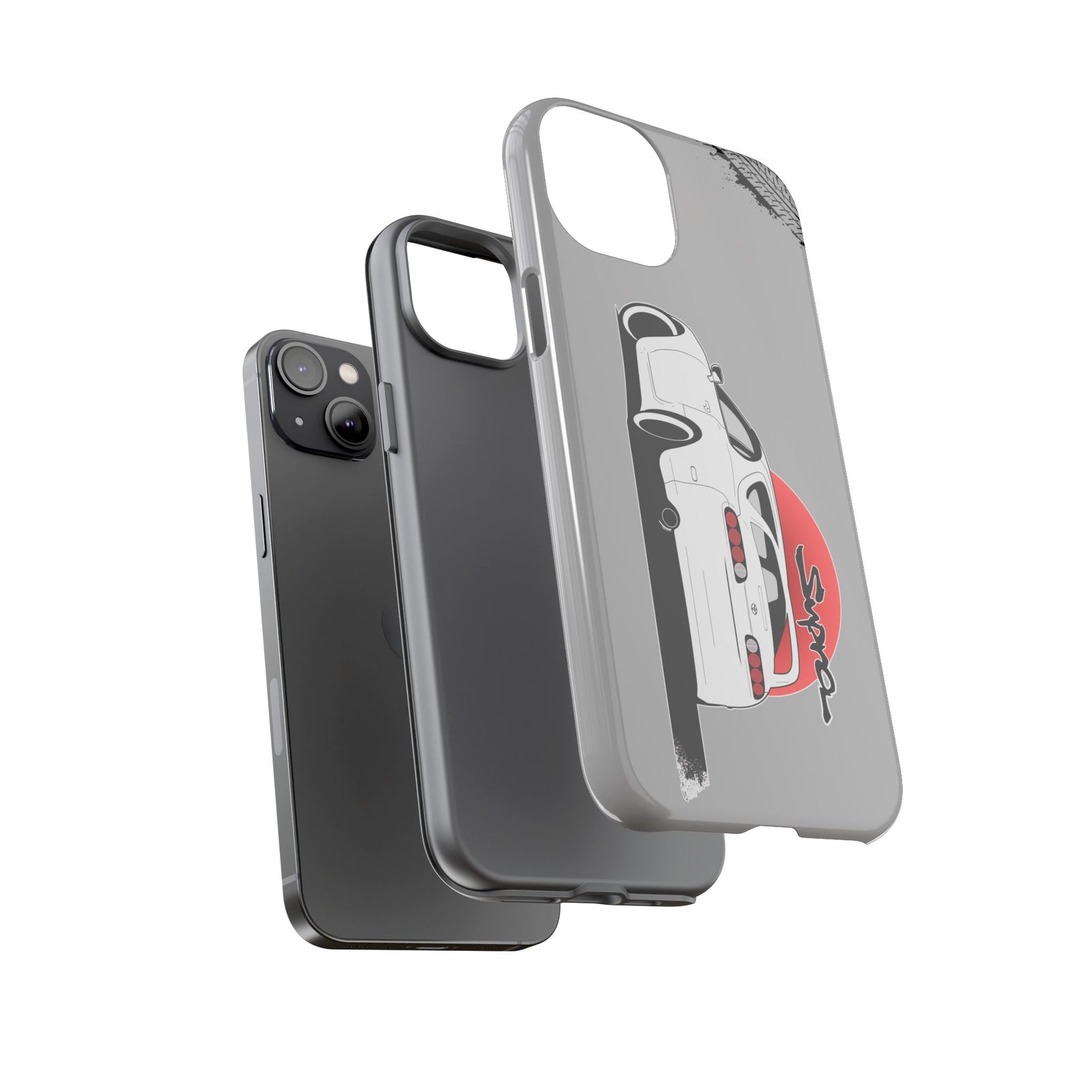 MKIV A80 Supra 2JZ Beast Tough Phone Case - iPhone 14 Plus, glossy, dual-layer protection