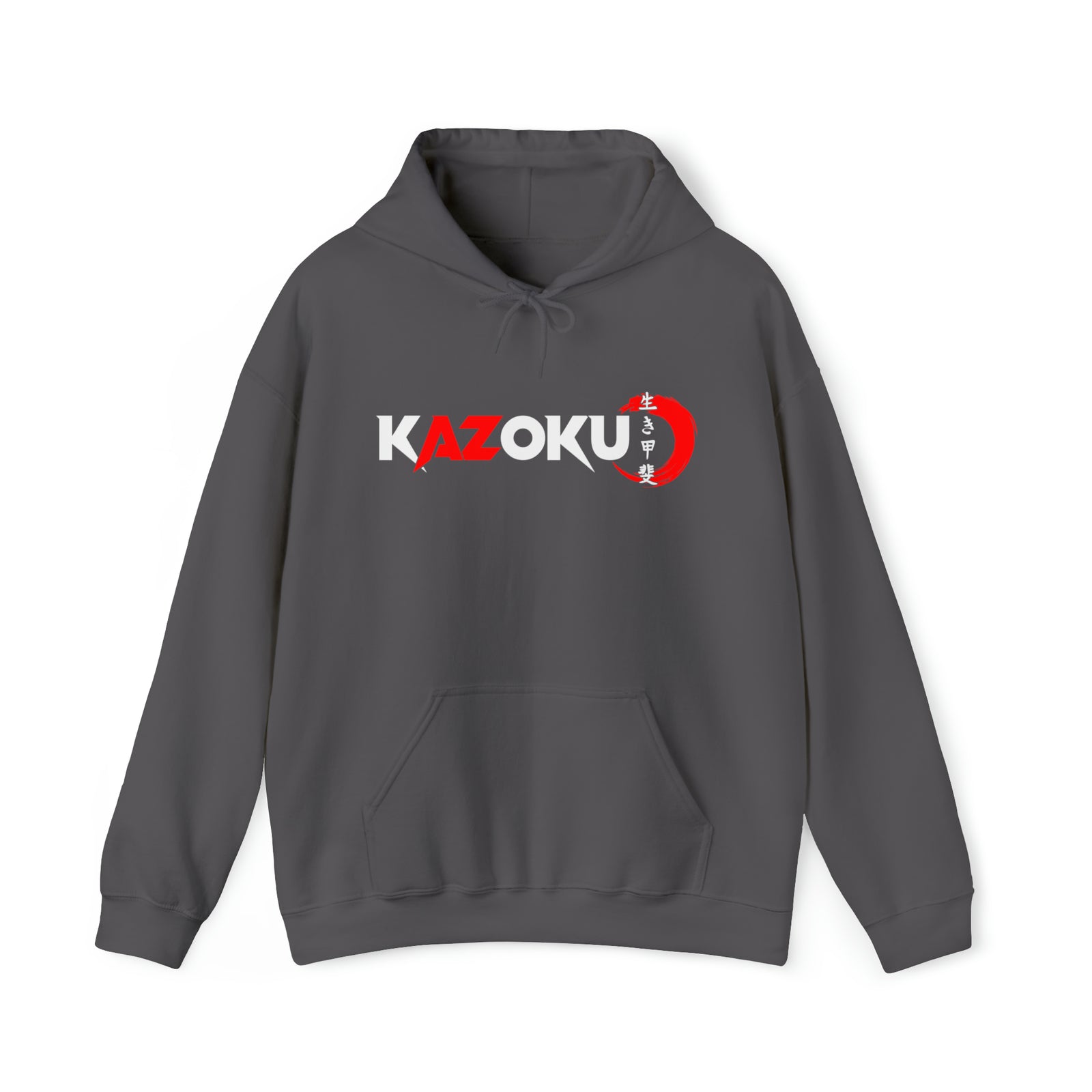 KAZOKU Hoodie Red - Design 1