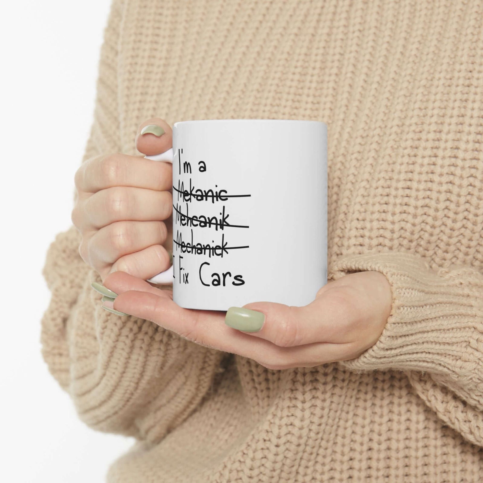 I Fix Cars Coffee Mug mug design - petrolhead gift
