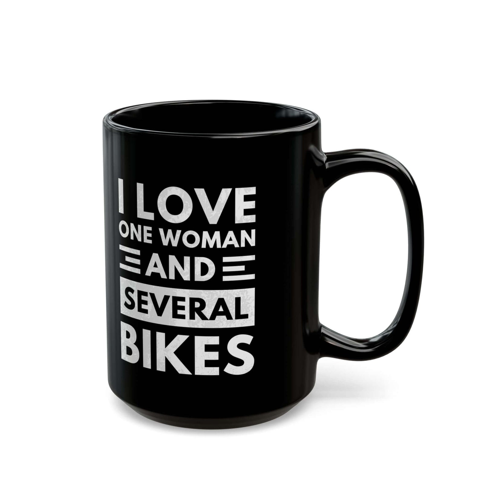 I Love One Woman and Several Bikes Coffee Mug mug - funny gift for car enthusiasts