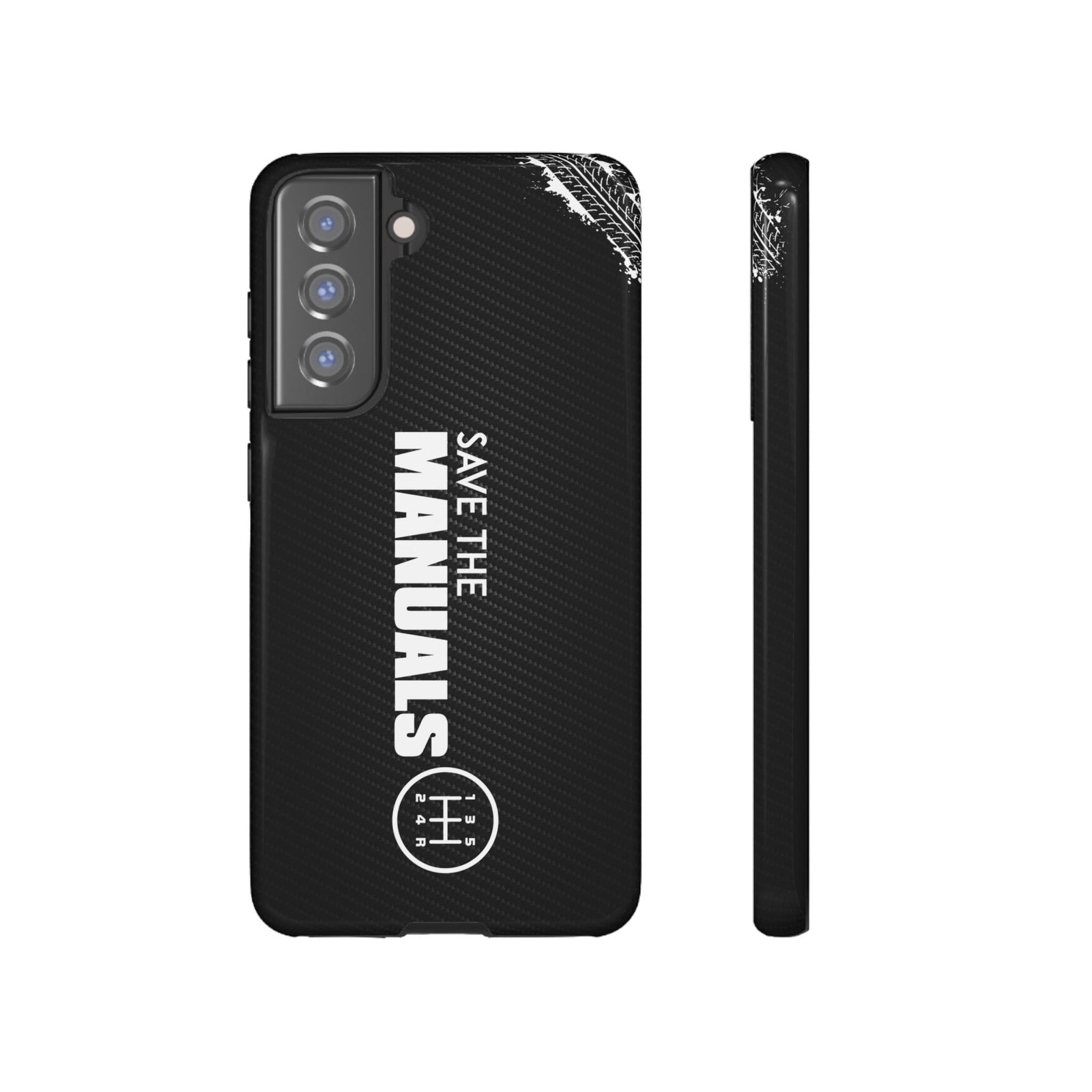 Save The Manuals Tough Phone Case | Manual Transmission Car Guy Gift