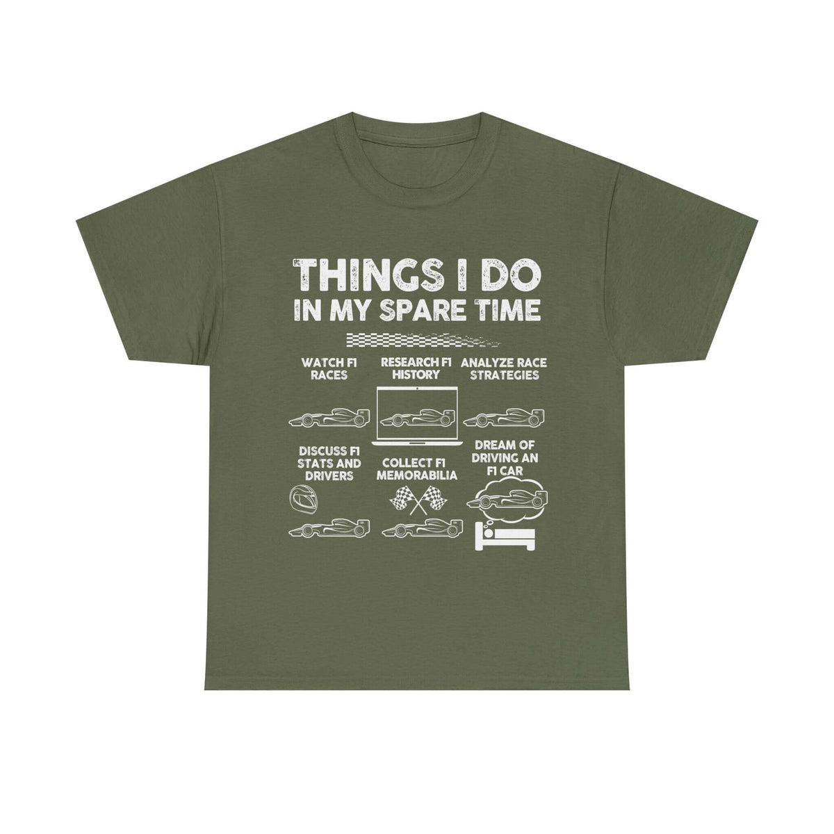 Things I Do in My Spare Time F1 t-shirt - Formula 1 motorsport gift