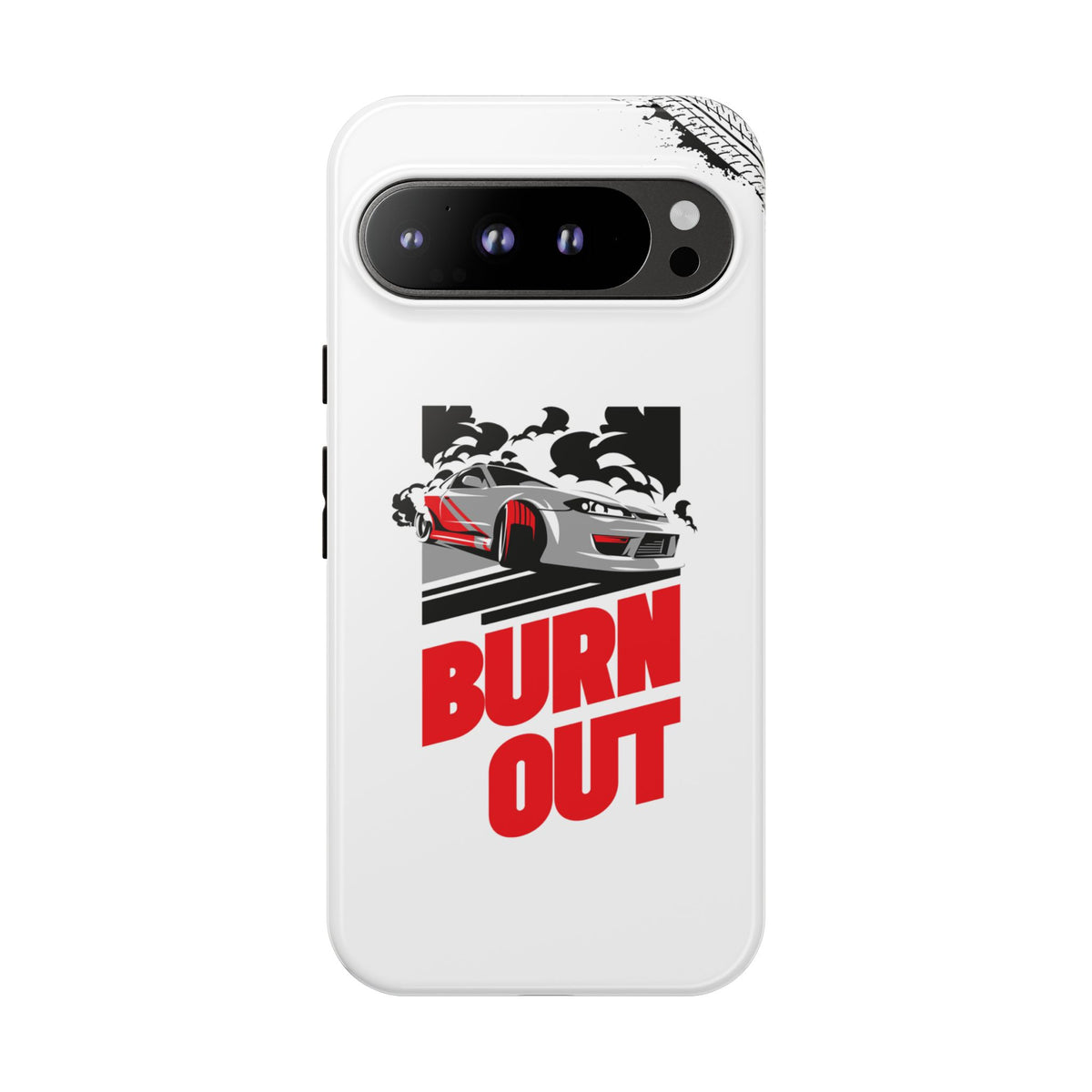 JDM Burnout Tough Car Phone Case - Google Pixel 9 Pro XL, glossy, front view