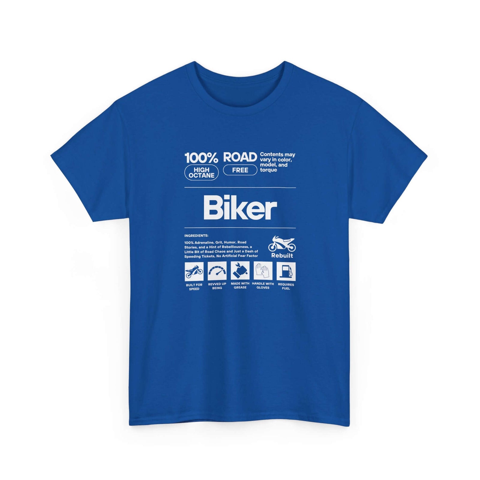 Biker Definition T-Shirt | Funny Motorcycle Enthusiast Gift