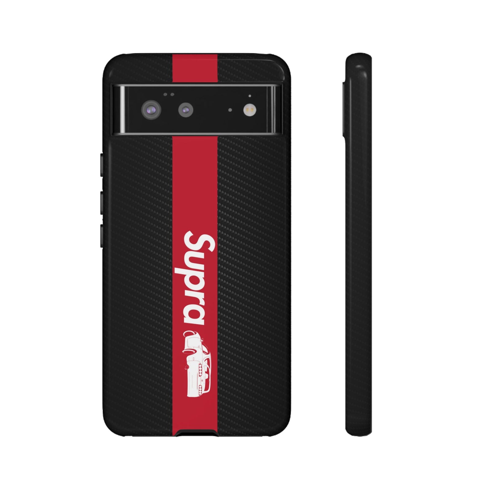 JDM Style Design Tough Phone Case - Google Pixel 6, glossy, front and side view
