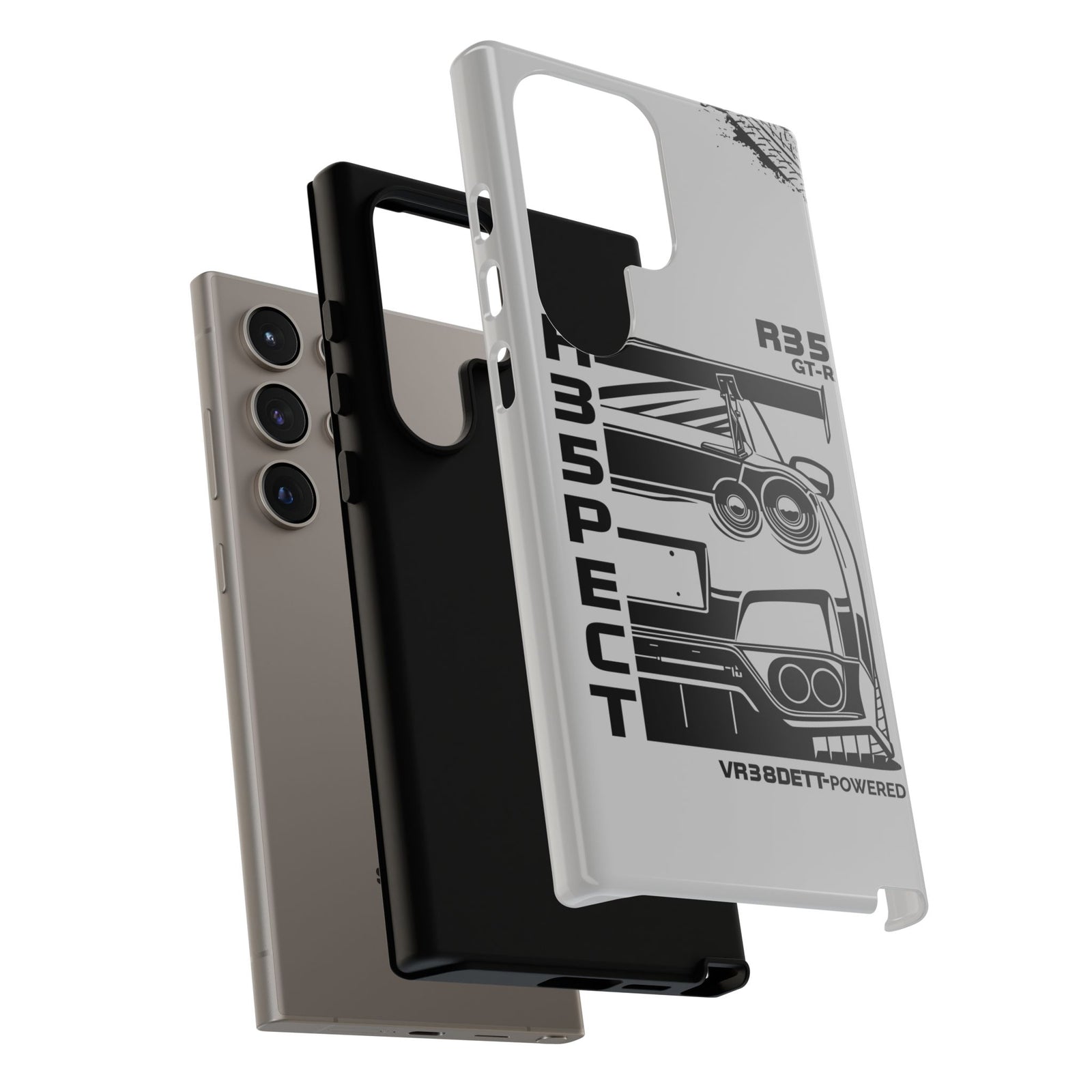 JDM Front View Tough Phone Case - iPhone 14 Plus, glossy, dual-layer protection