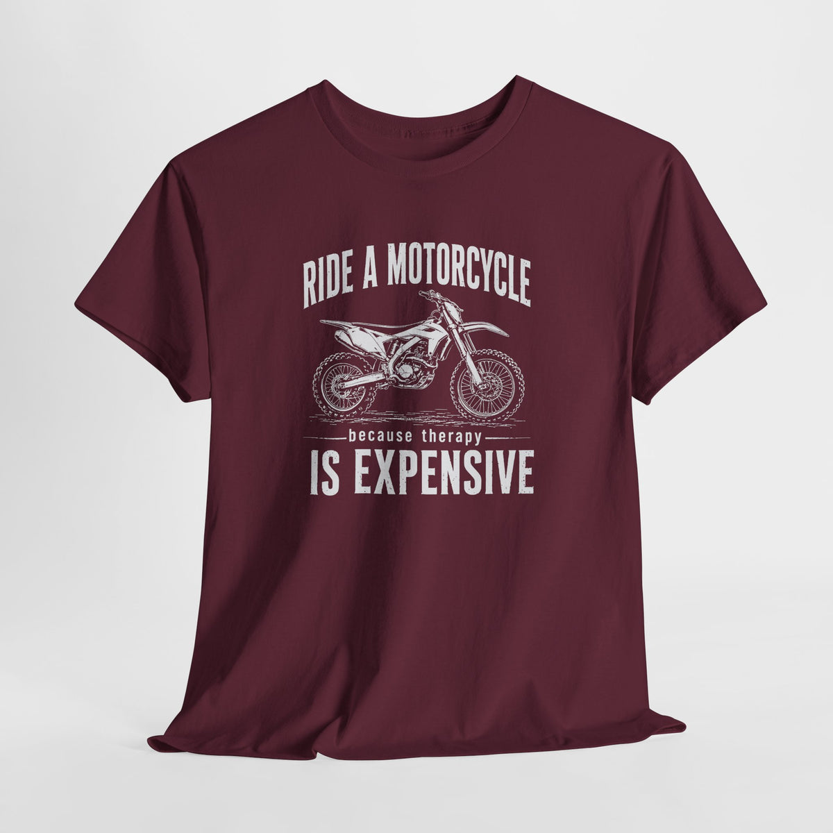 Dirt bike t-shirt design close-up