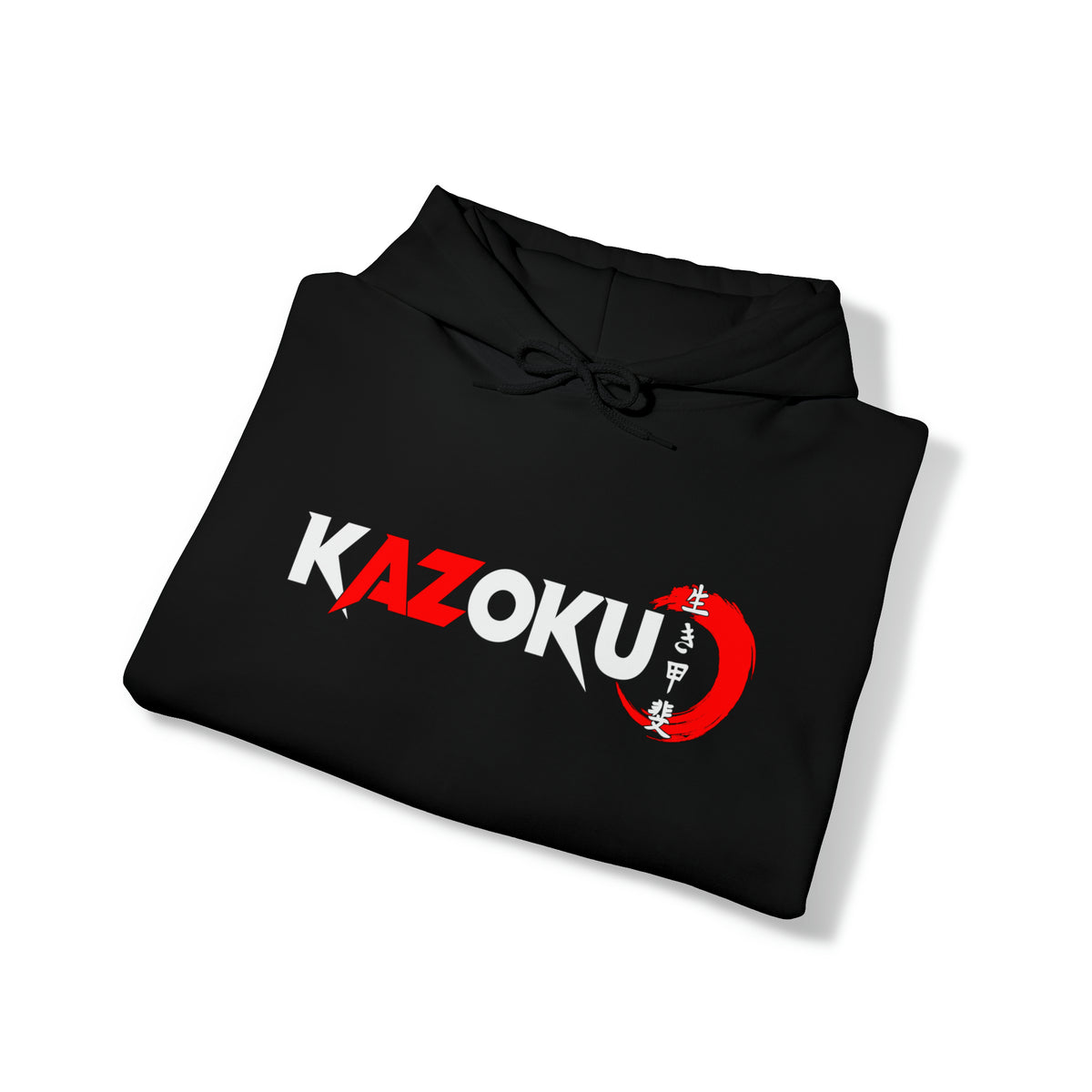 KAZOKU Hoodie Red - Design 1