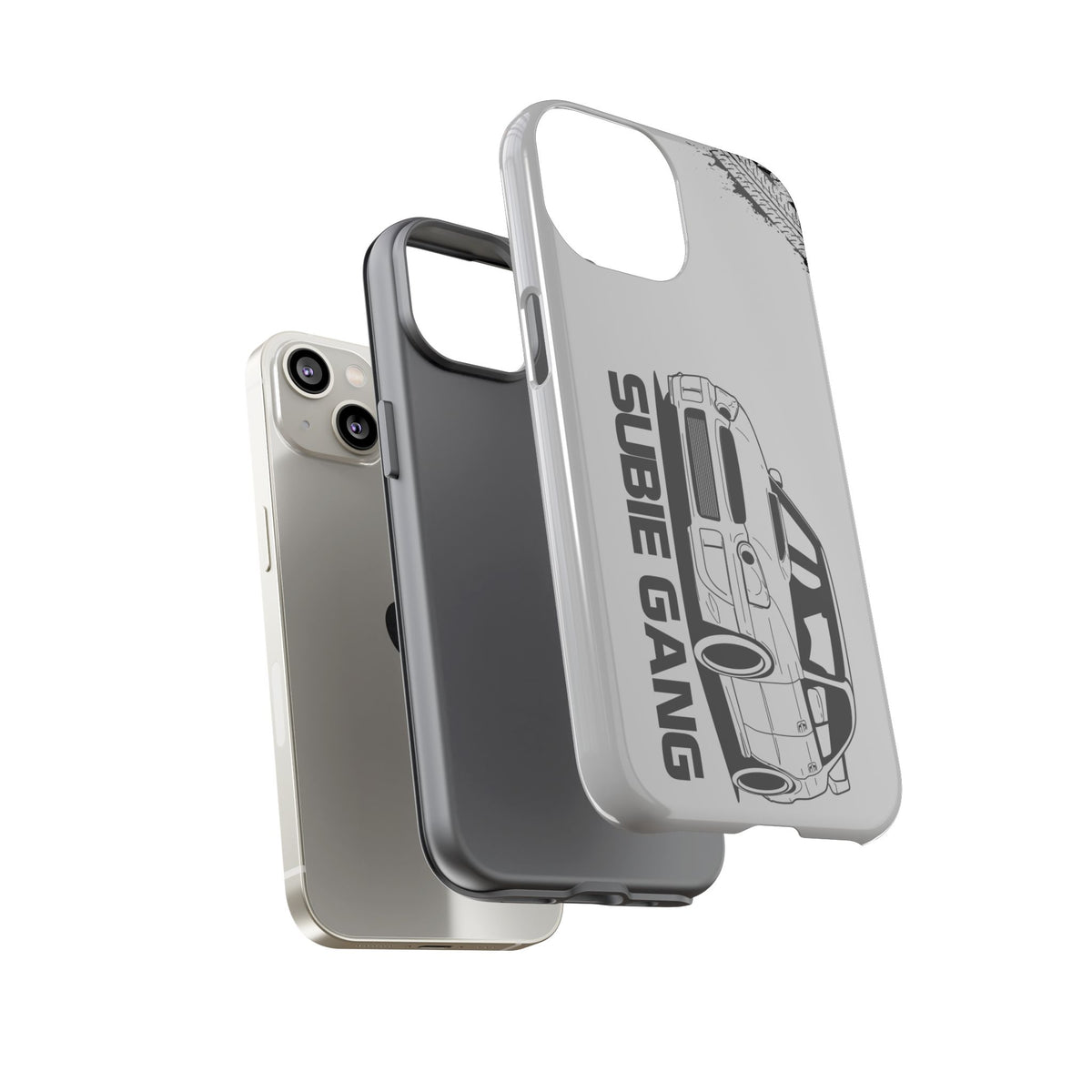 JDM Gang Tough Phone Case - iPhone 14, glossy, dual-layer protection