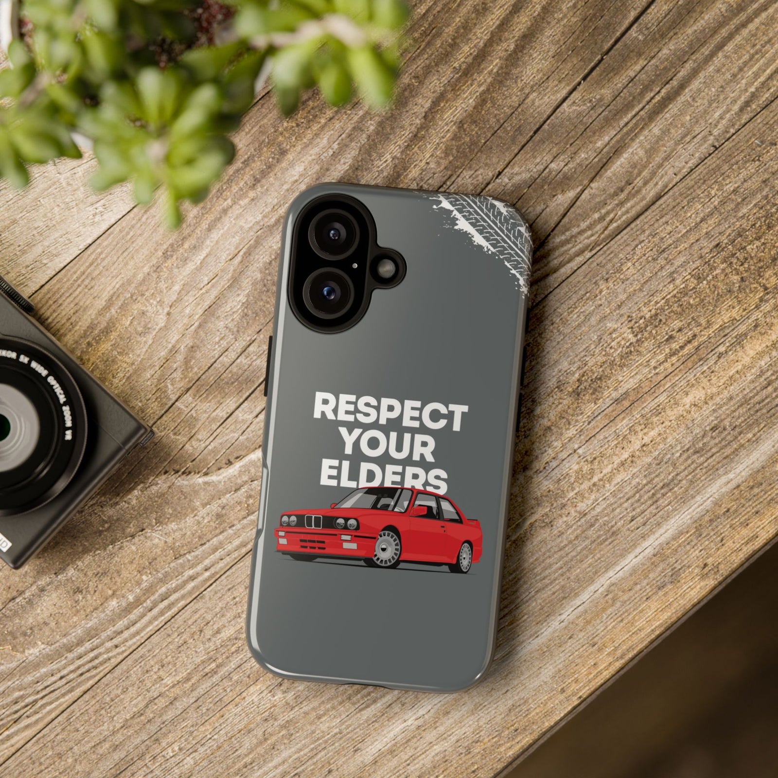 E30 M3 Respect Your Elders Tough Phone Case | Classic Car Guy Gift