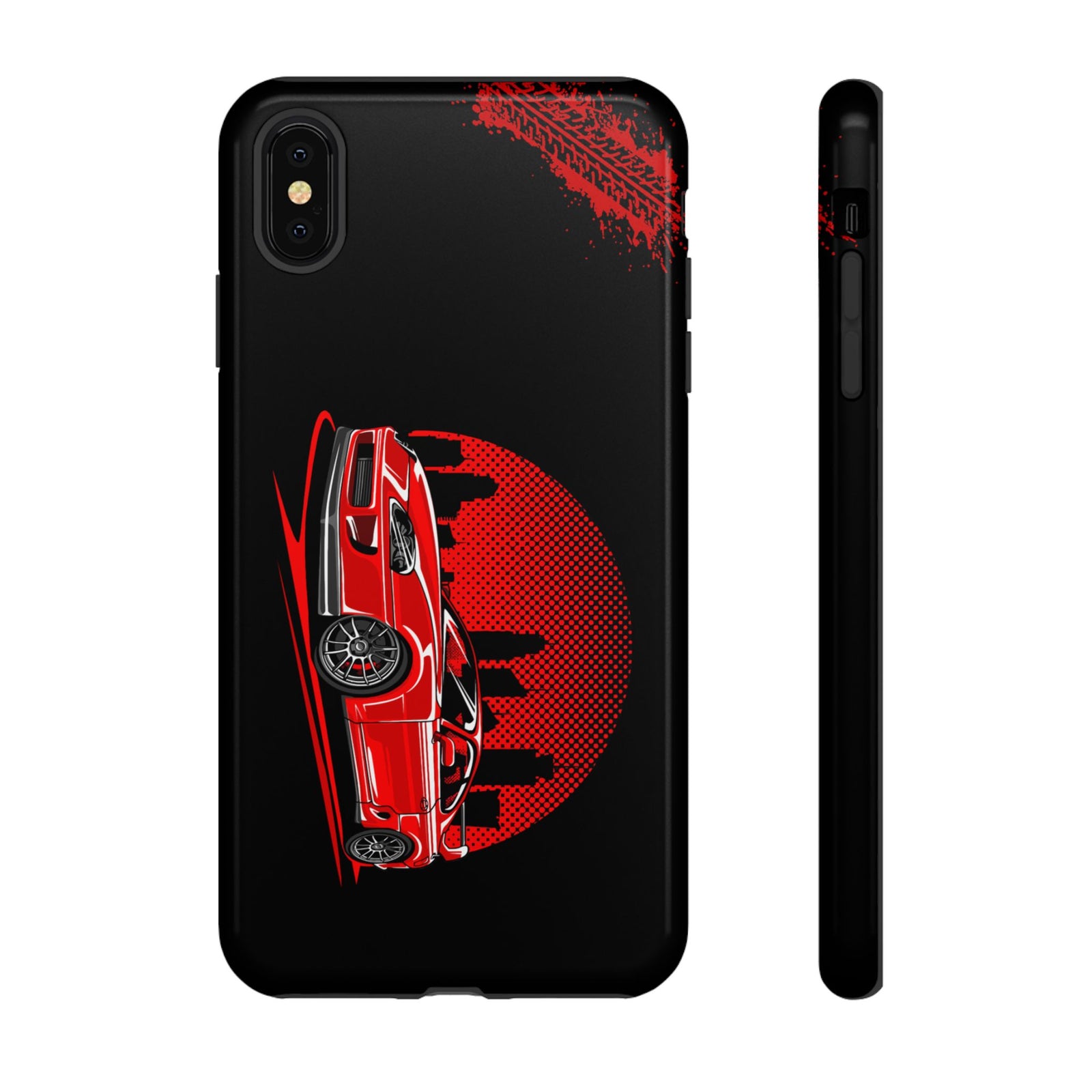 MKIV A80 Supra 2JZ Red City Tough Phone Case | JDM Car Guy Gift