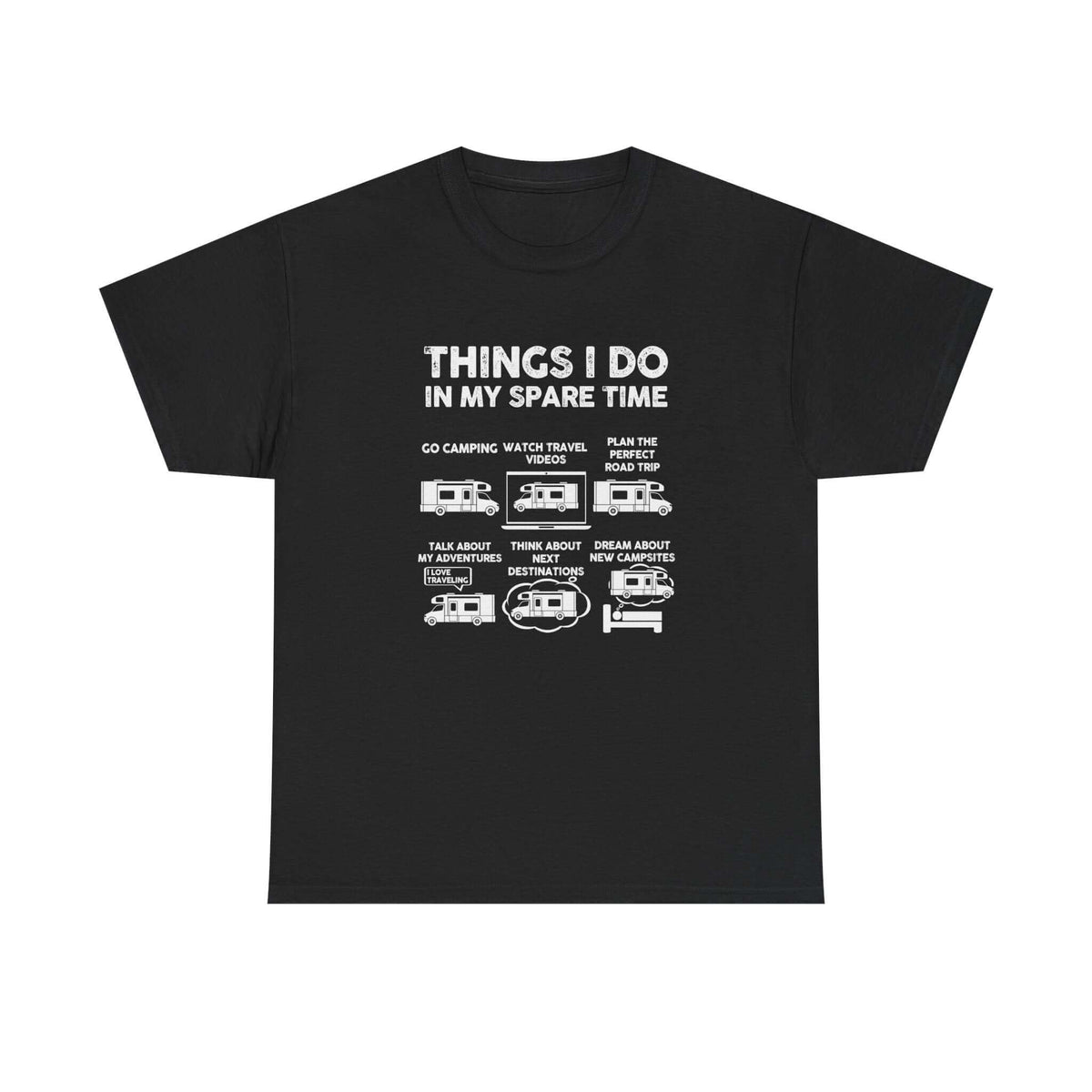 RV life shirt - things I do in spare time - camper gift tee
