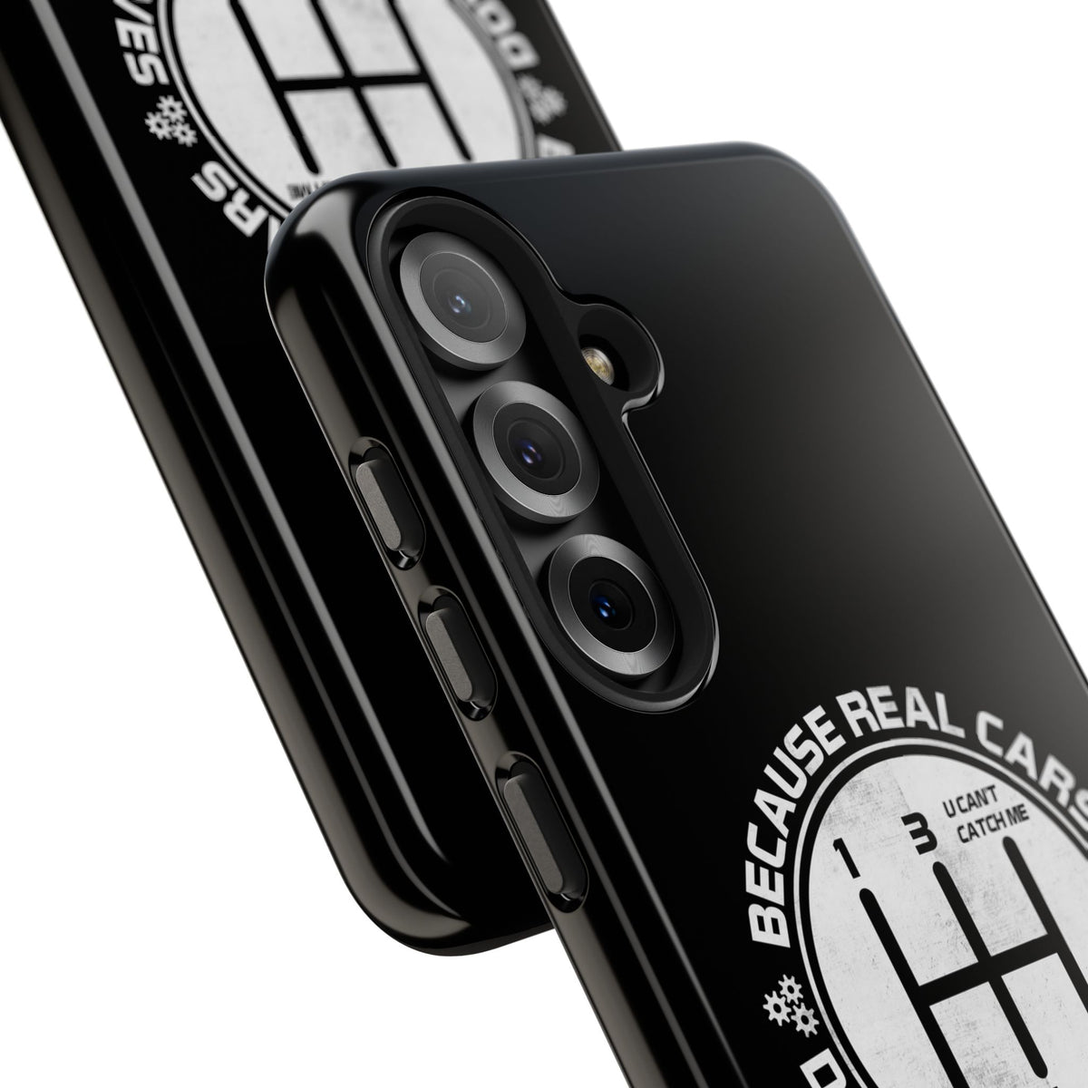 Real Cars Don't Shift Themselves Tough Phone Case | Manual Car Guy Gift