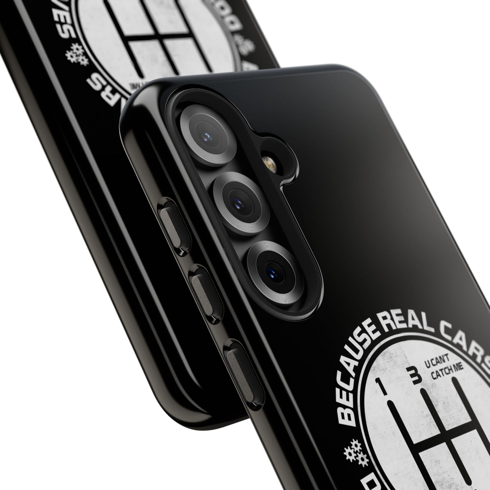 Real Cars Don't Shift Themselves Tough Phone Case | Manual Car Guy Gift