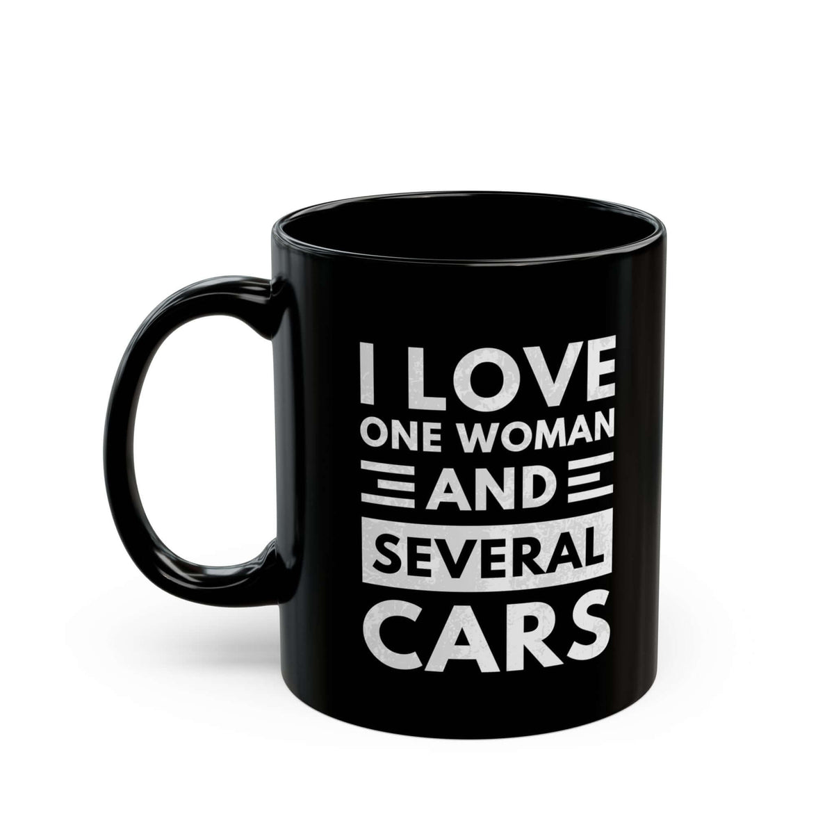 I Love One Woman and Several Cars Coffee Mug mug - car enthusiast gift