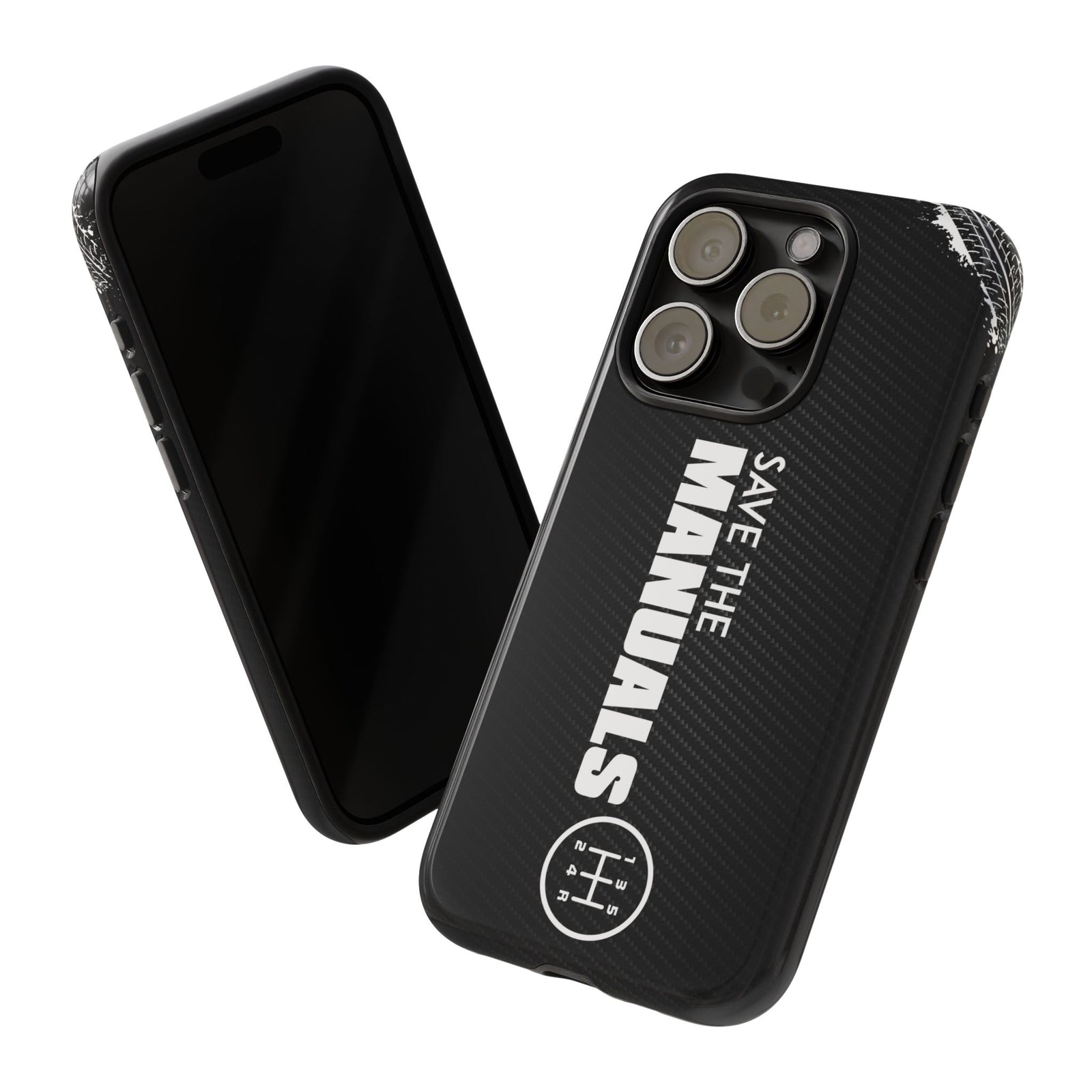 Save The Manuals Tough Phone Case | Manual Transmission Car Guy Gift