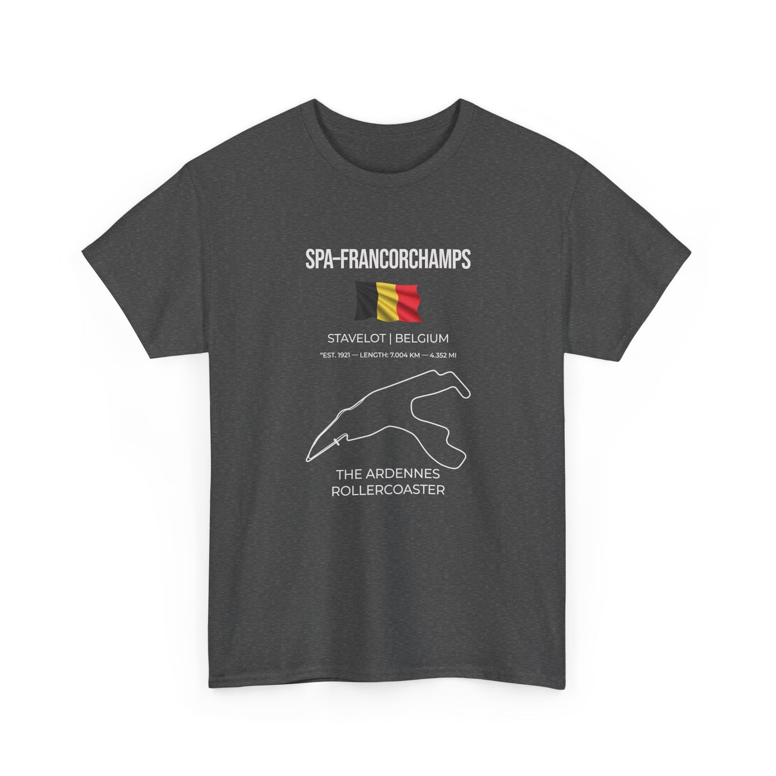 Spa-Francorchamps F1 Racing Track T-Shirt