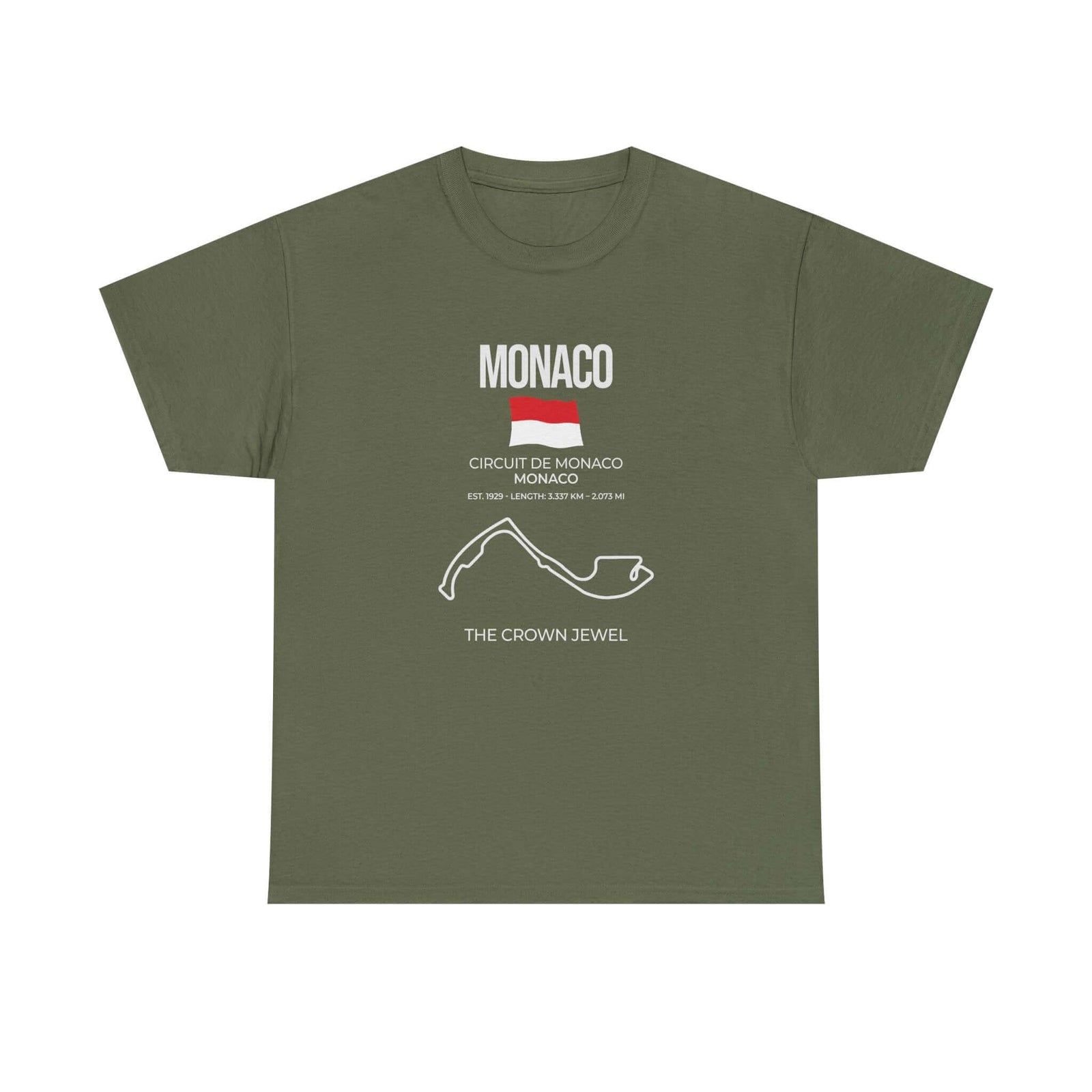 Monaco Race Track T-Shirt t-shirt design - car lover gift