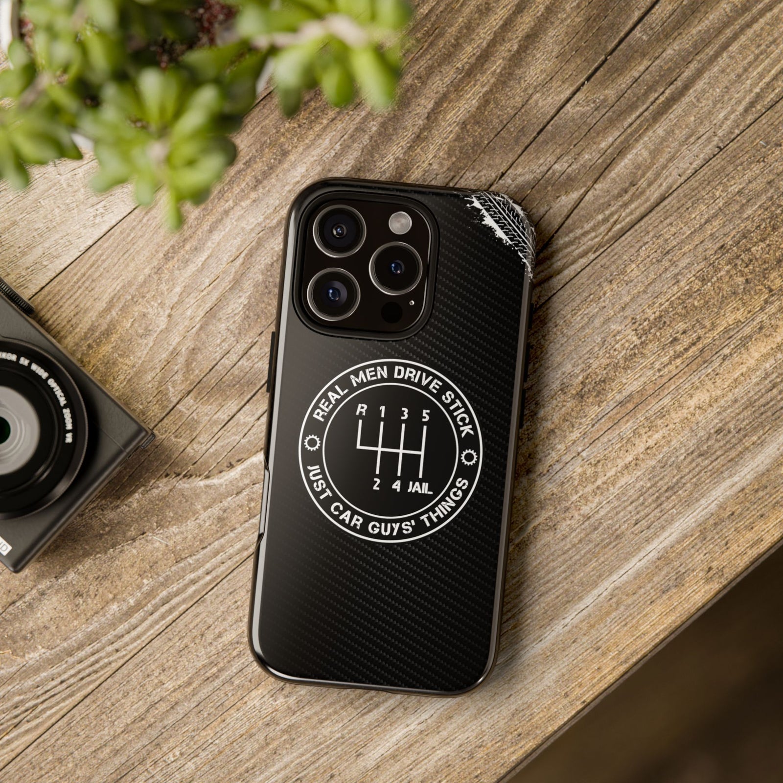 Real Men Drive Stick Manual Transmission Tough Phone Case | Car Guy Gift