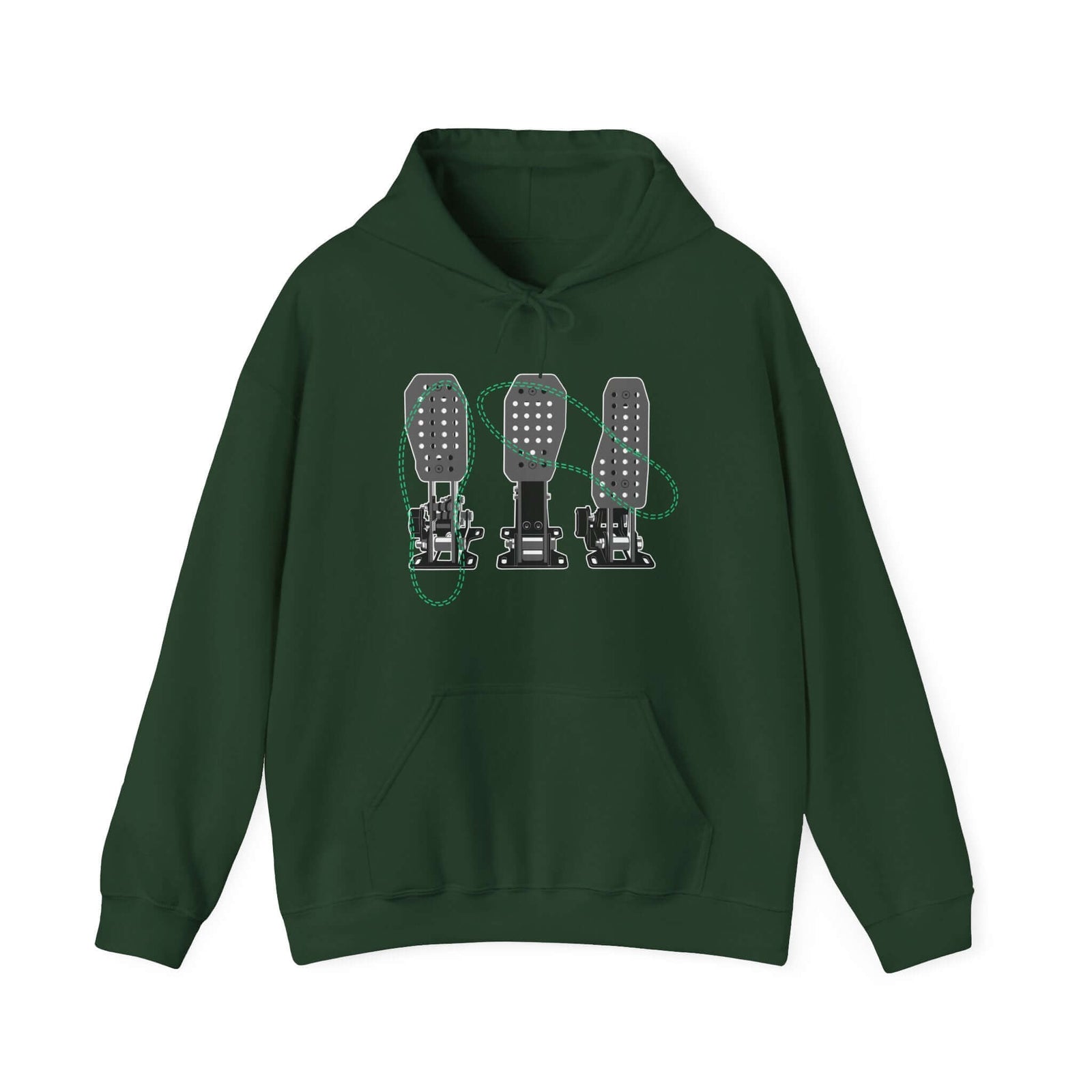 Racing Pedals hoodie - sim racing car enthusiast gift