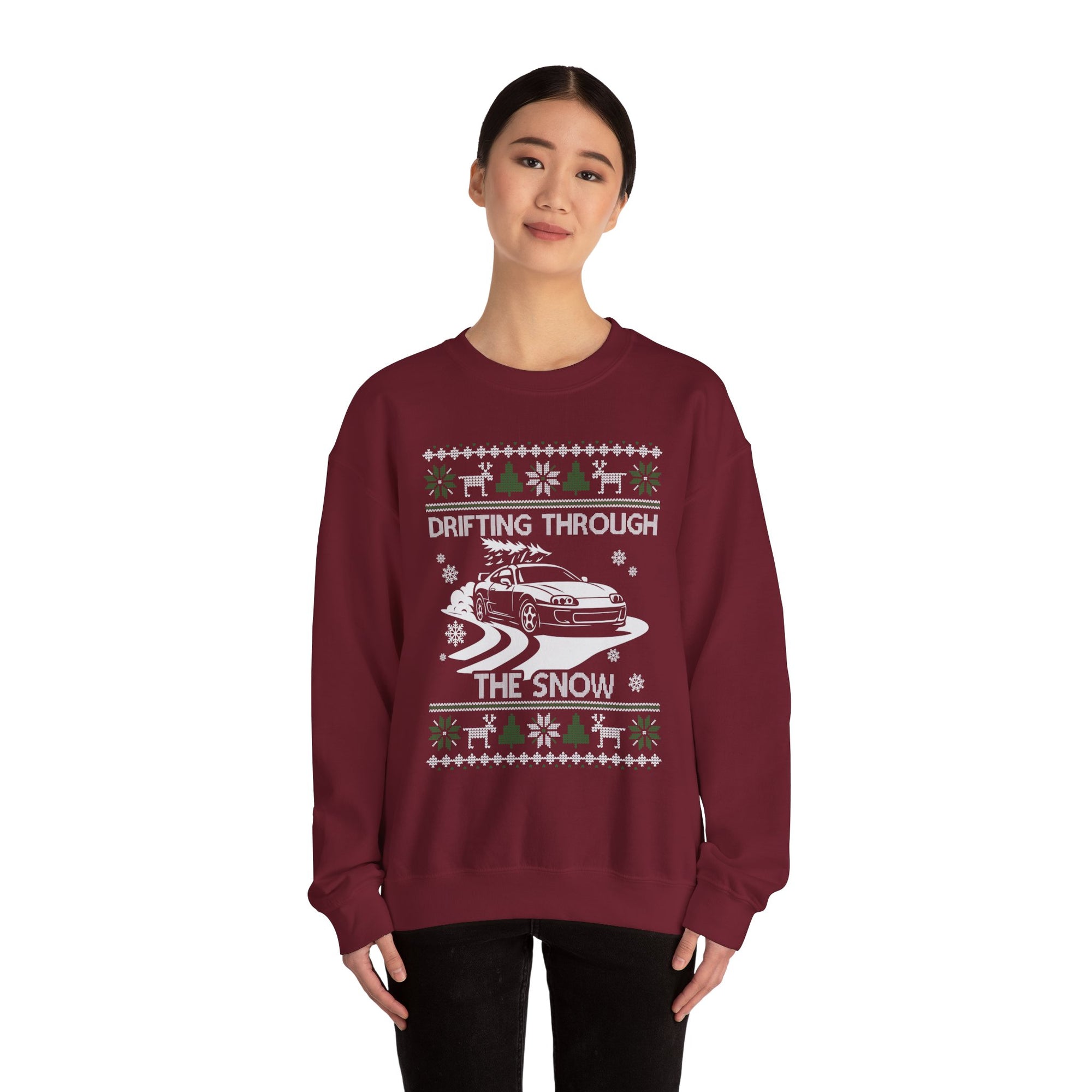 Christmas Drifting JDM Legend Crewneck Sweatshirt